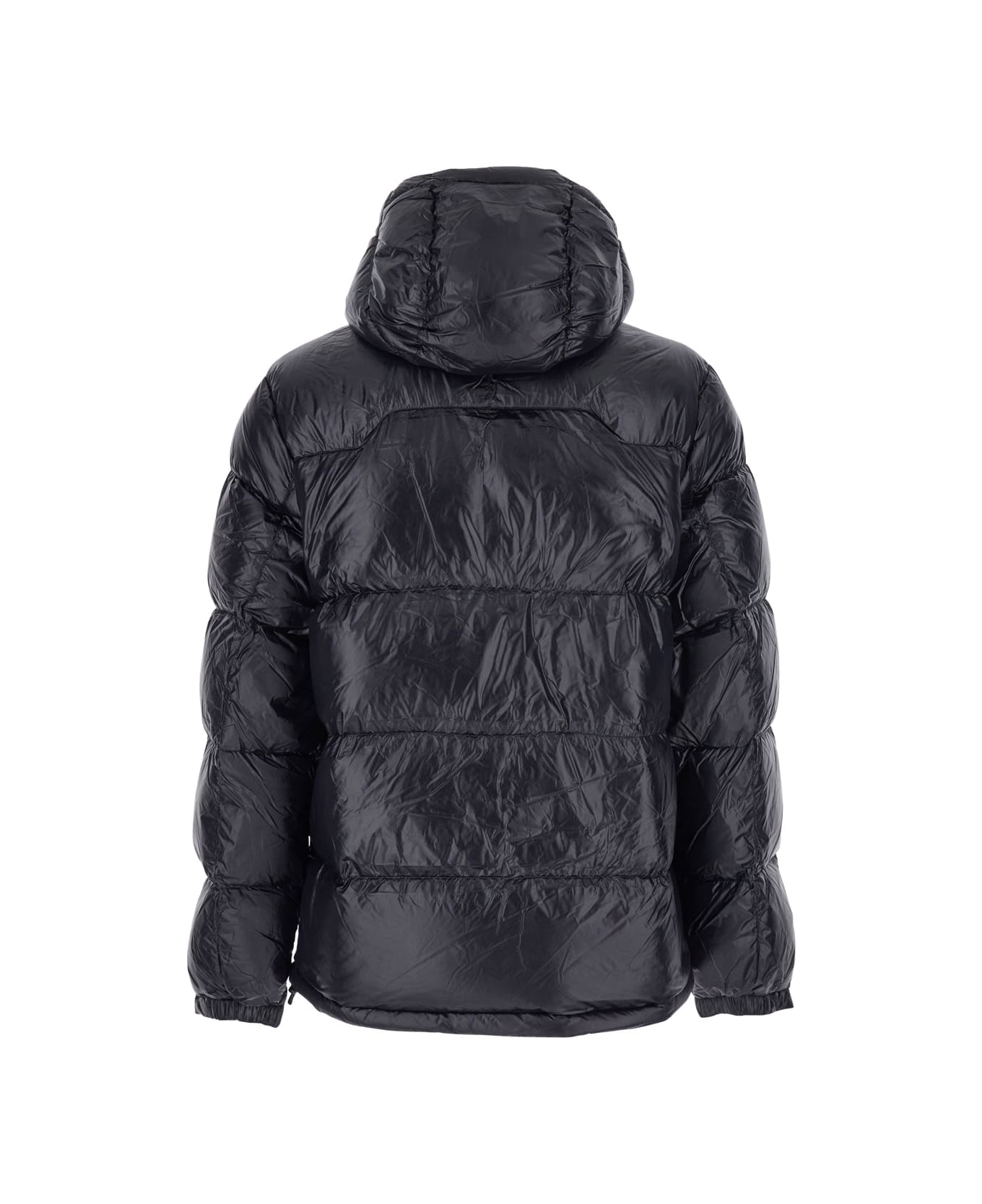 Polo Ralph Lauren Black Nylon Down Jacket - BLACKGLOSSY