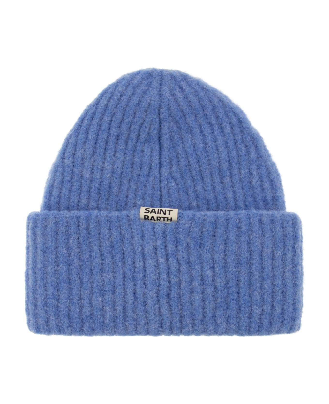 MC2 Saint Barth Alpaca And Wool Blend Cap - Light Blue 帽子