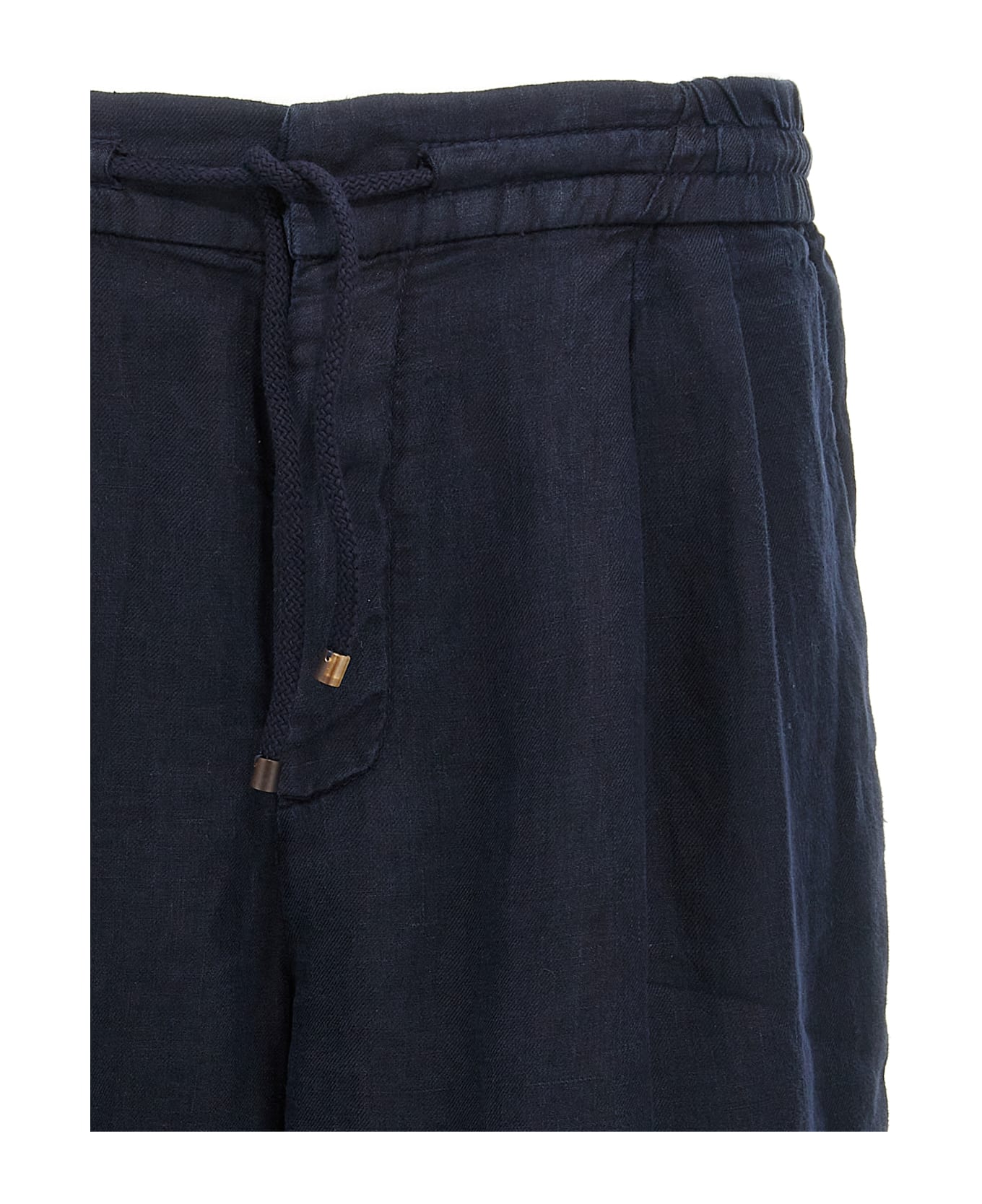 Brunello Cucinelli Linen Bermuda Shorts - Blue