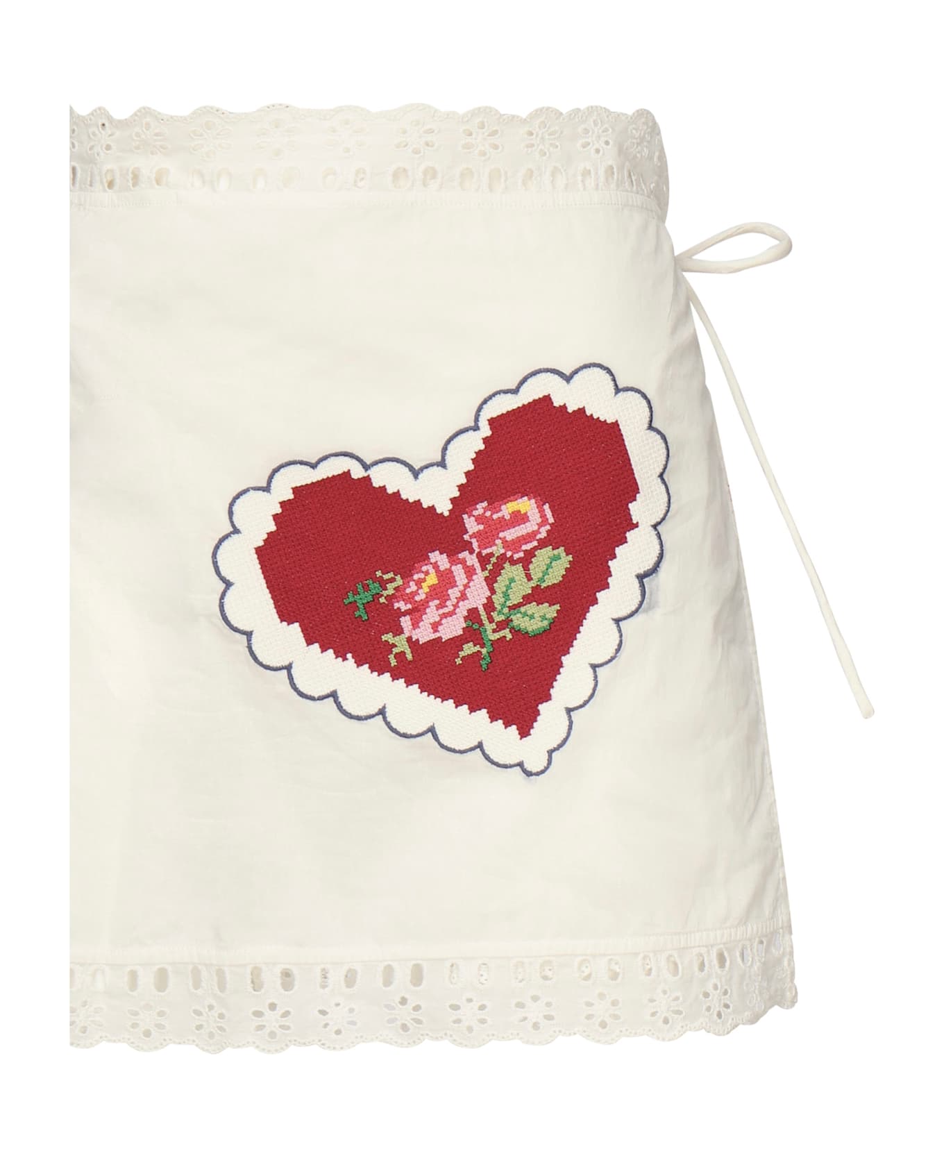 For Love 
Lemons Miniskirt Mi Amore - White