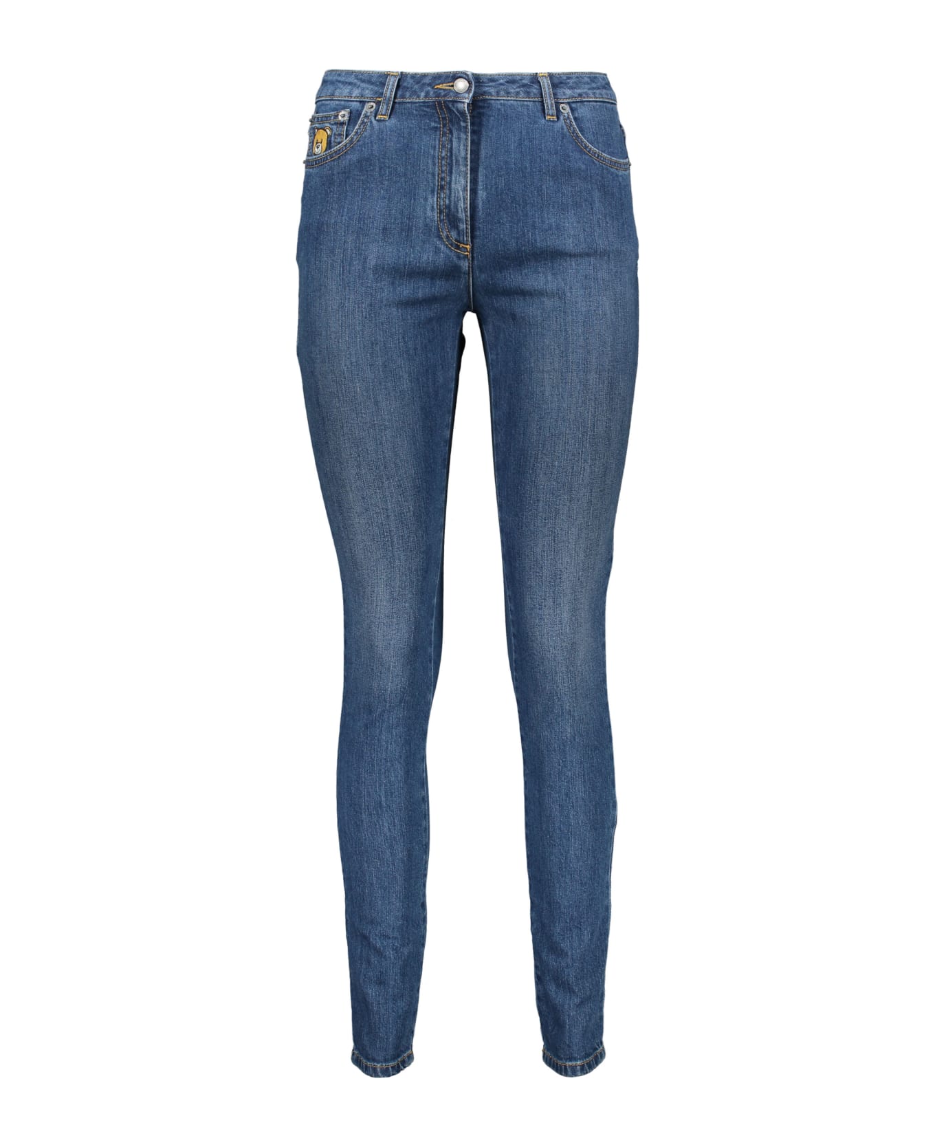 Moschino 5-pocket Skinny Jeans - Denim