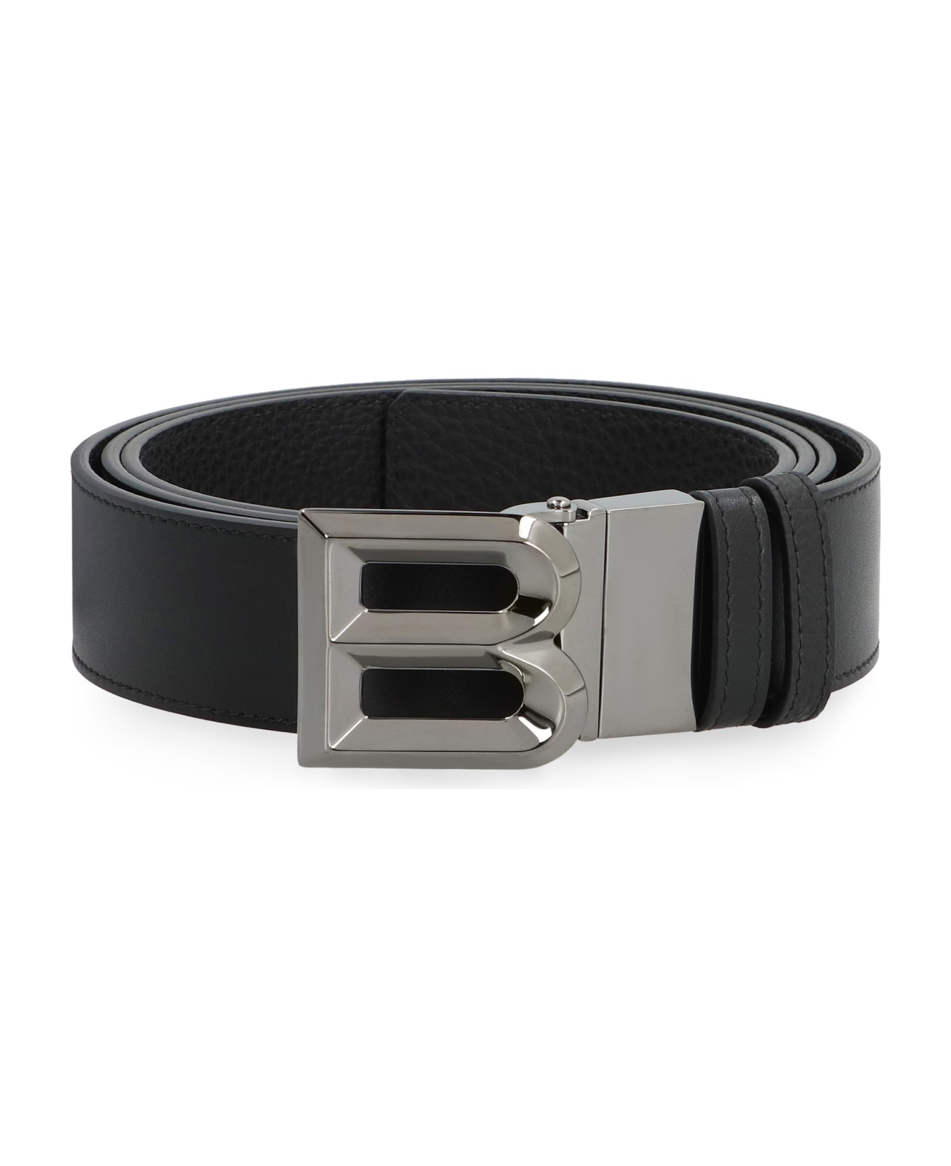 Bally Reversible And Adjustable Leather Belt - black