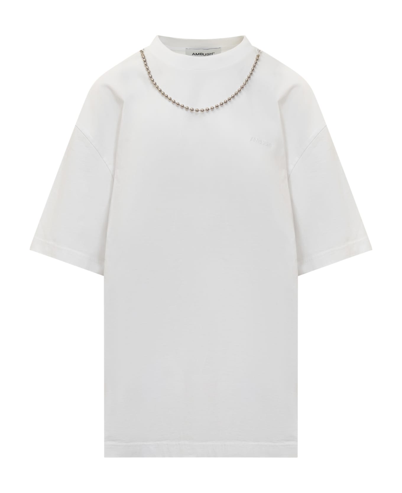 AMBUSH Ball Chain T-shirt - BLANC DE BLANC Tシャツ