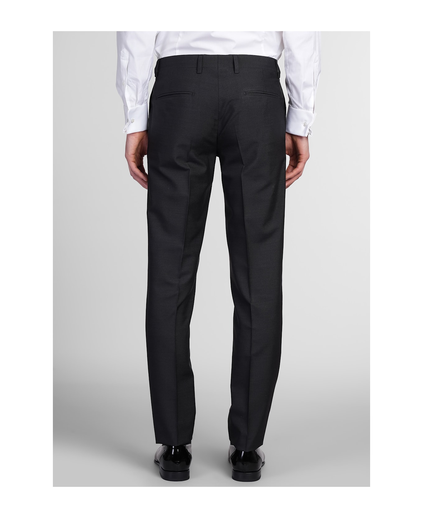Lardini In Black Silk - black