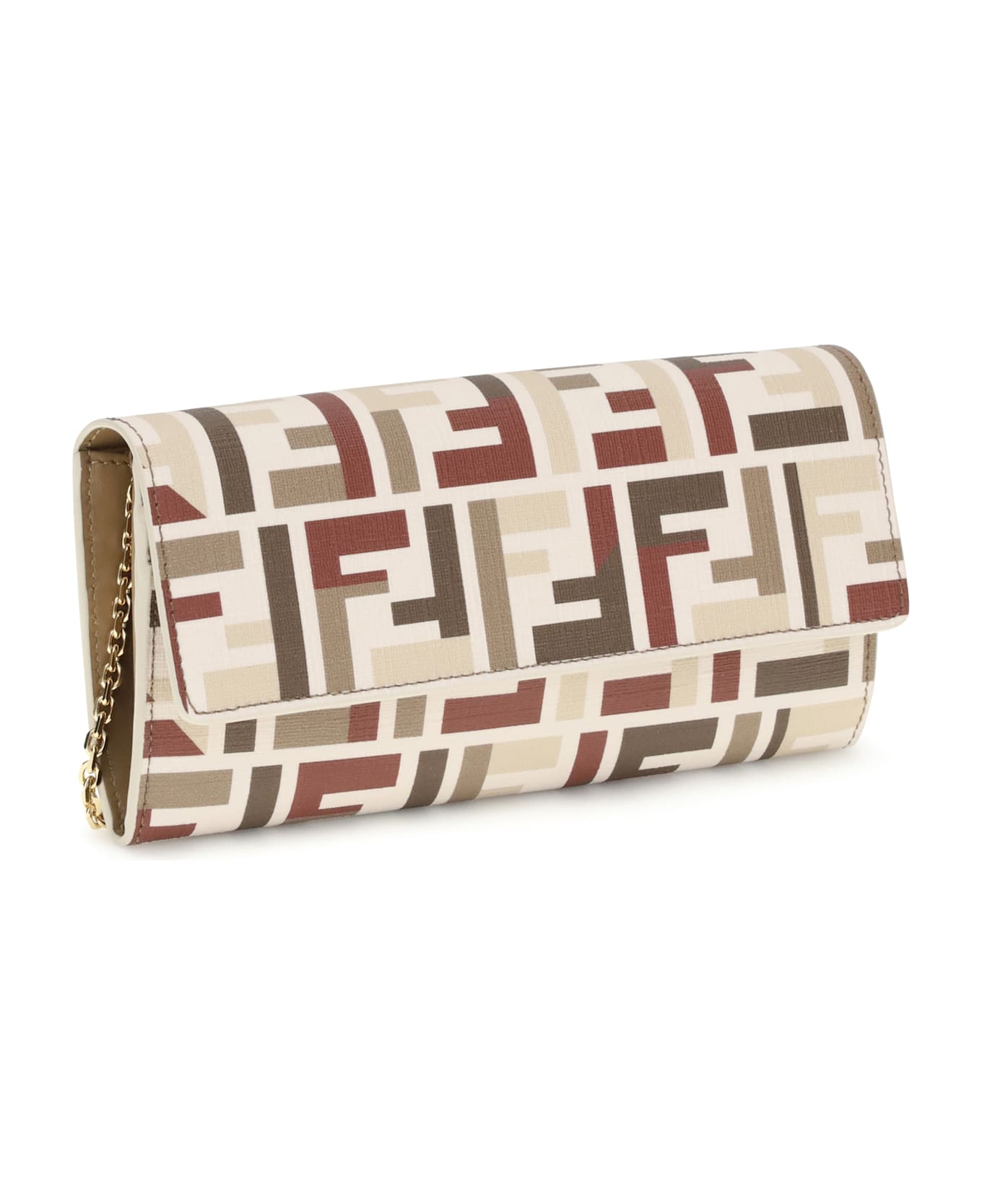 Fendi Continental Baguette Wallet - BEIGE