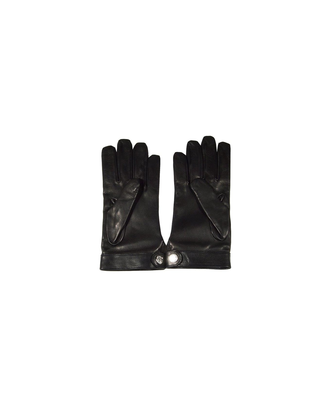 Dsquared2 Logo-plaque Full-finger Gloves - Nero