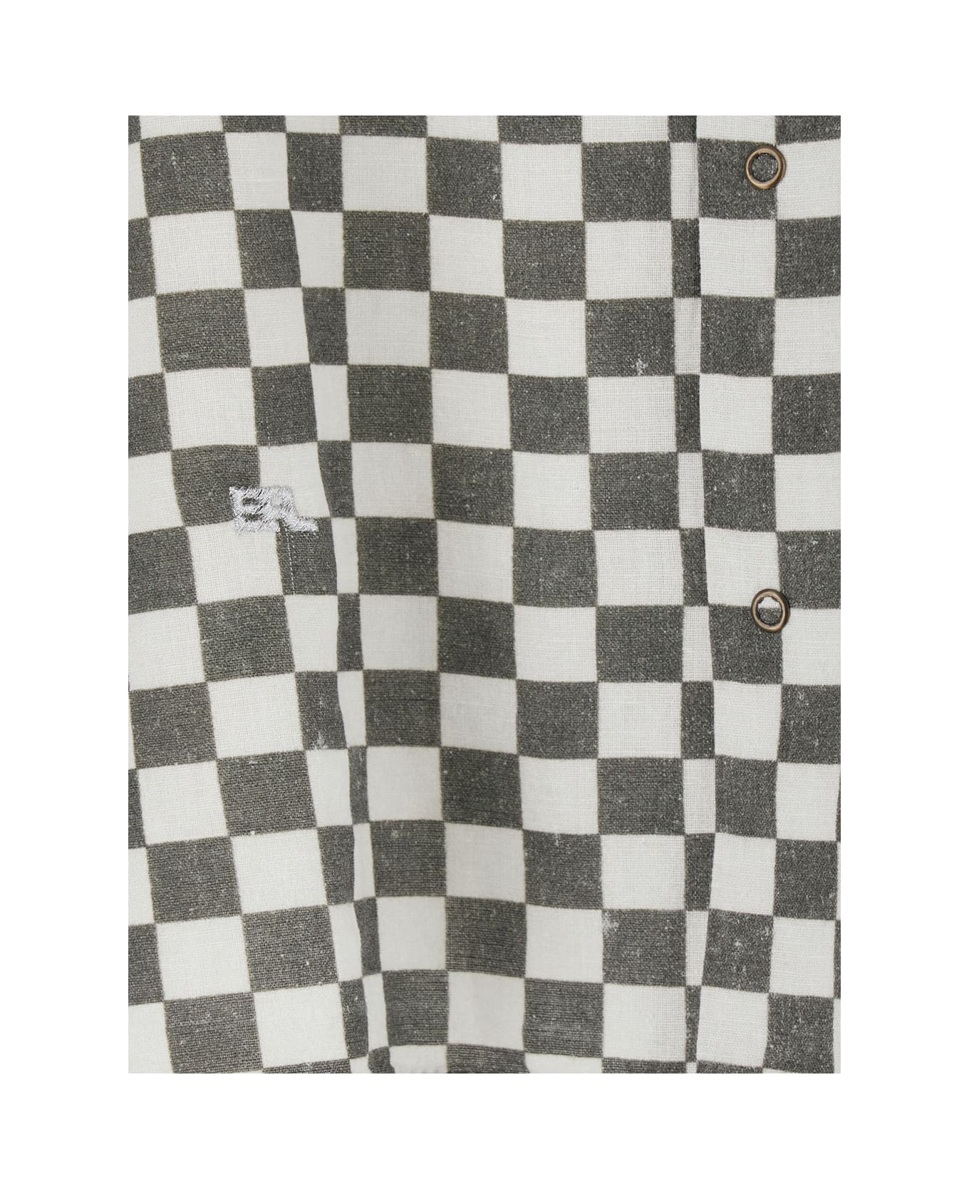 ERL Check Pattern Short-sleeved Shirt - Checker