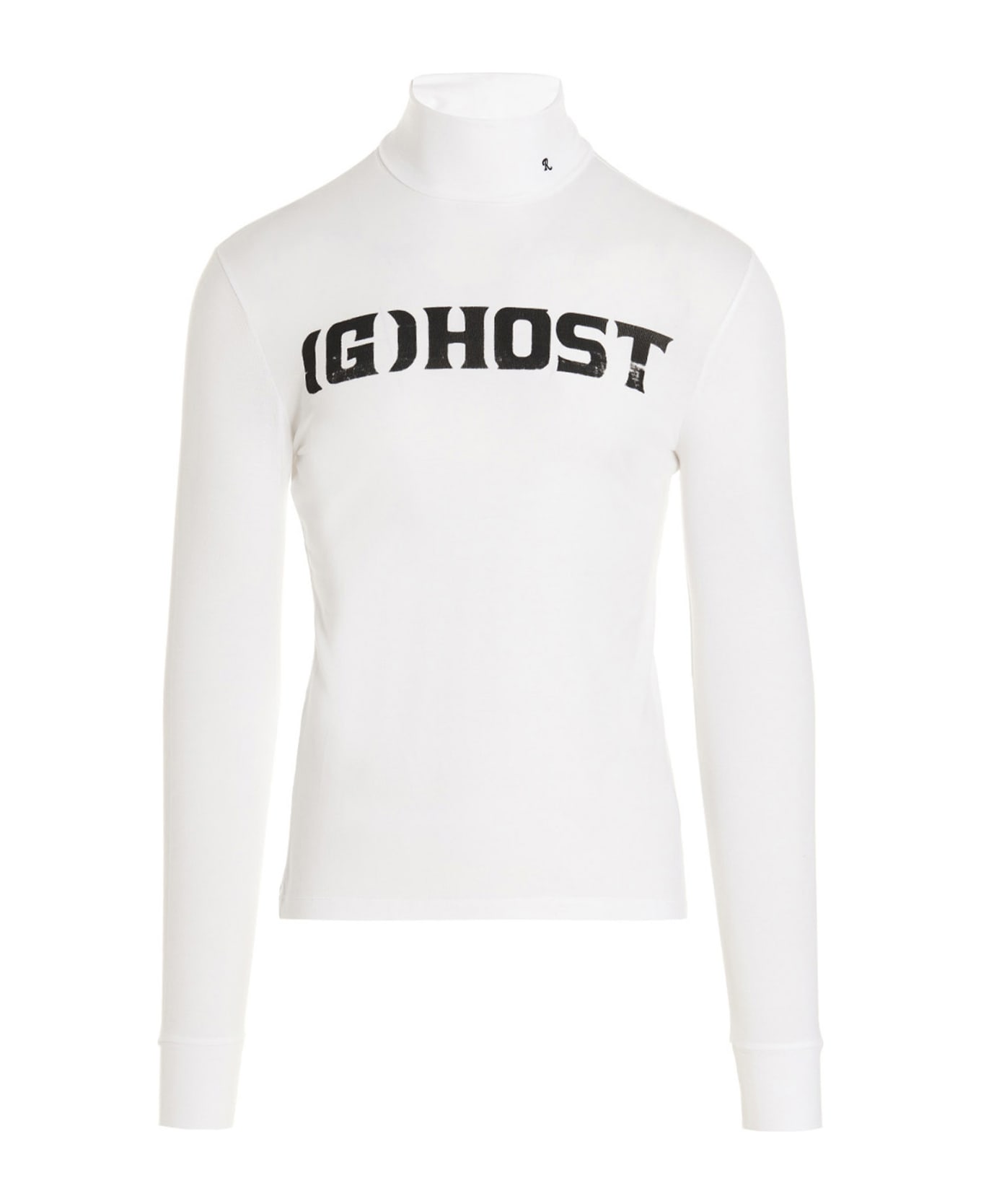 Raf Simons 'ghost Turtleneck Sweater - White/Black