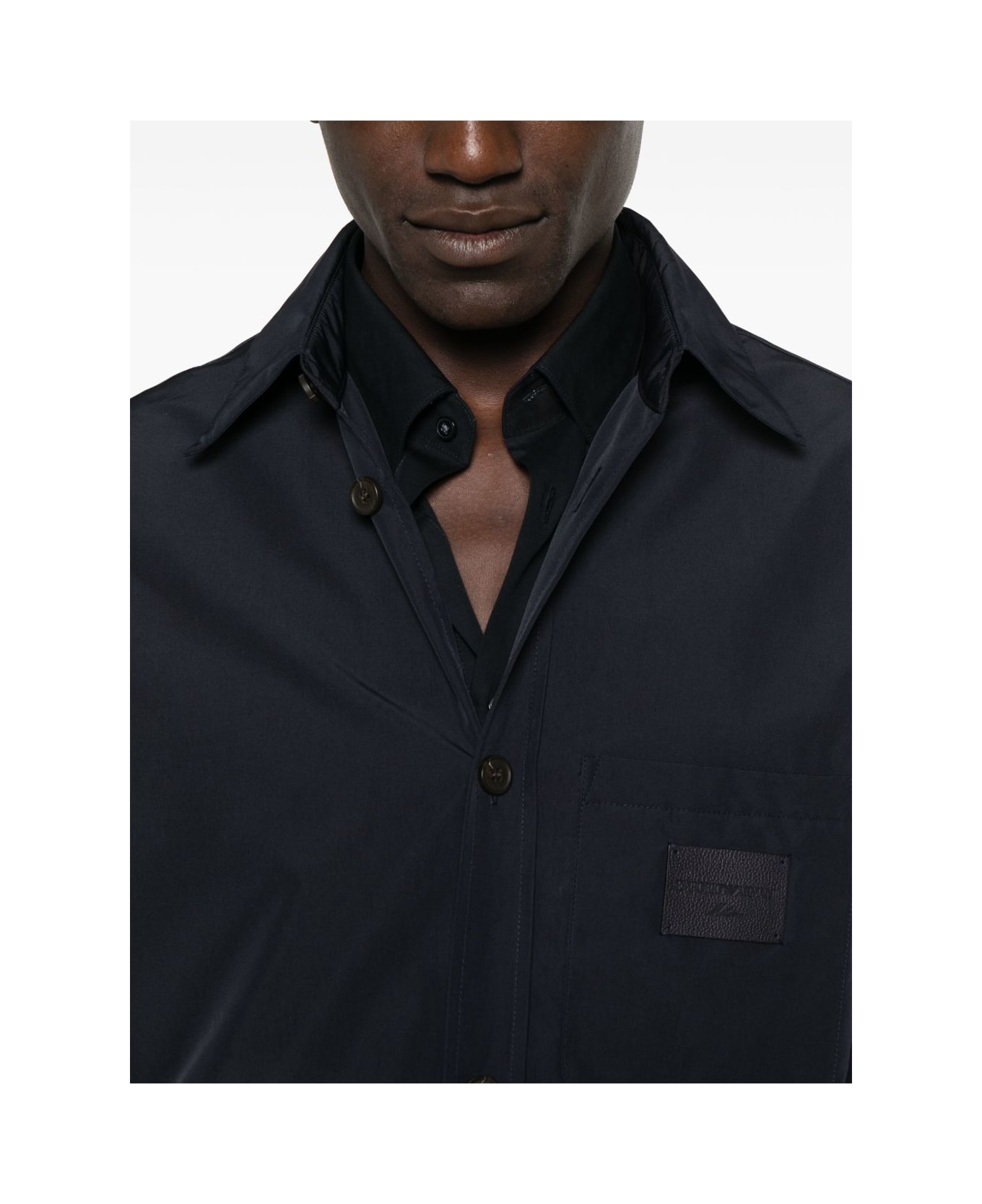 Emporio Armani Logo Shirt - Blue