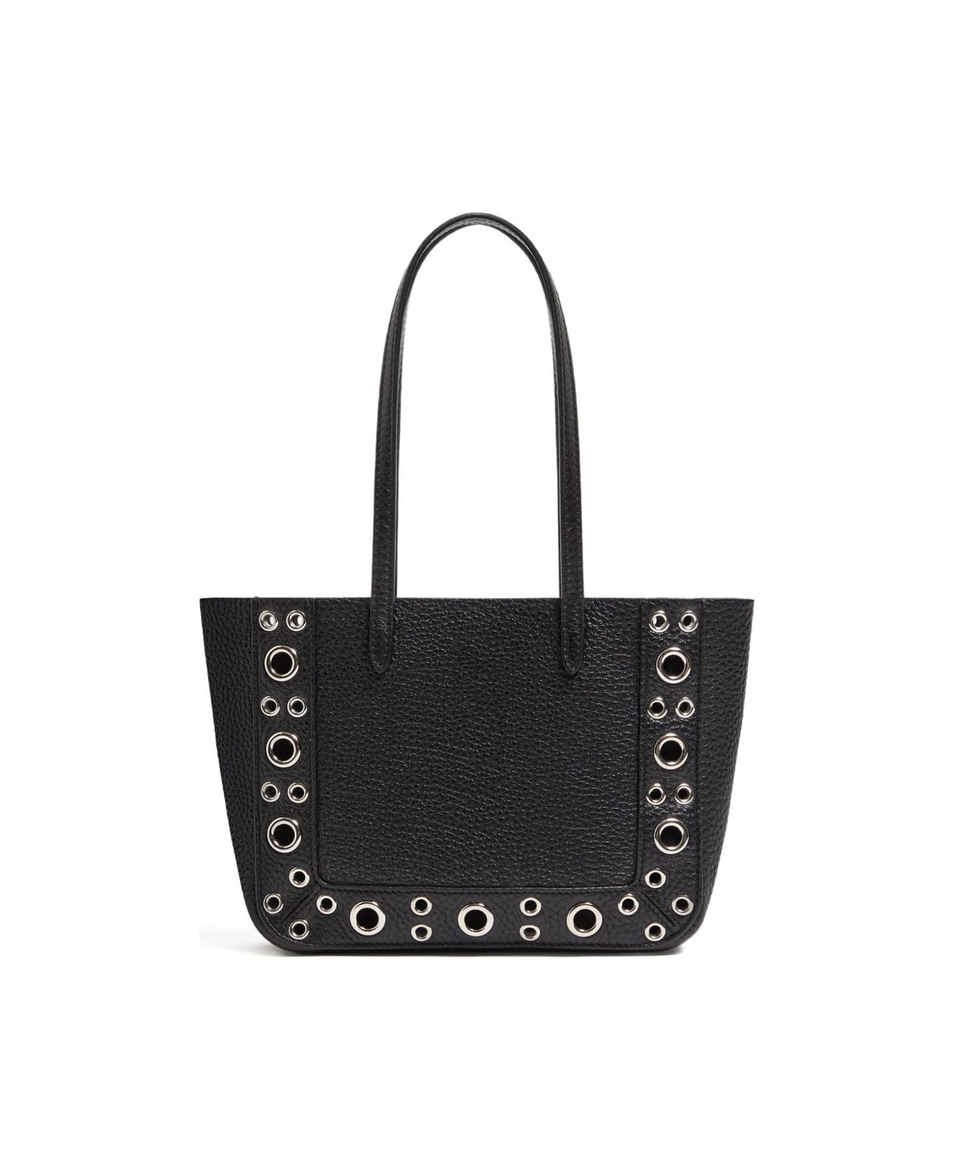 Valentino Garavani Nellcote Mini Leather Tote Bag - Black
