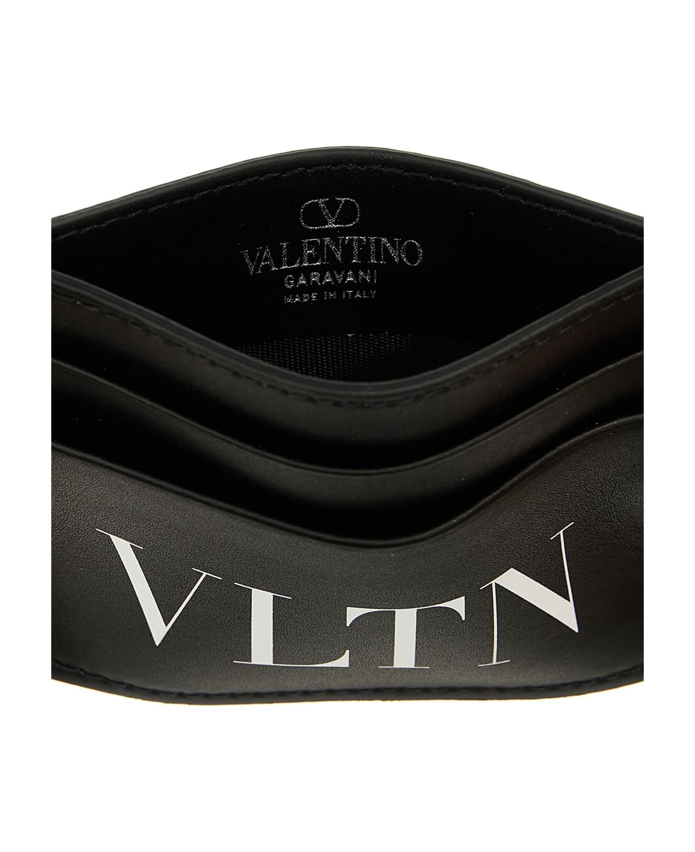Valentino Garavani 'vltn' Cardholder - White/Black 財布