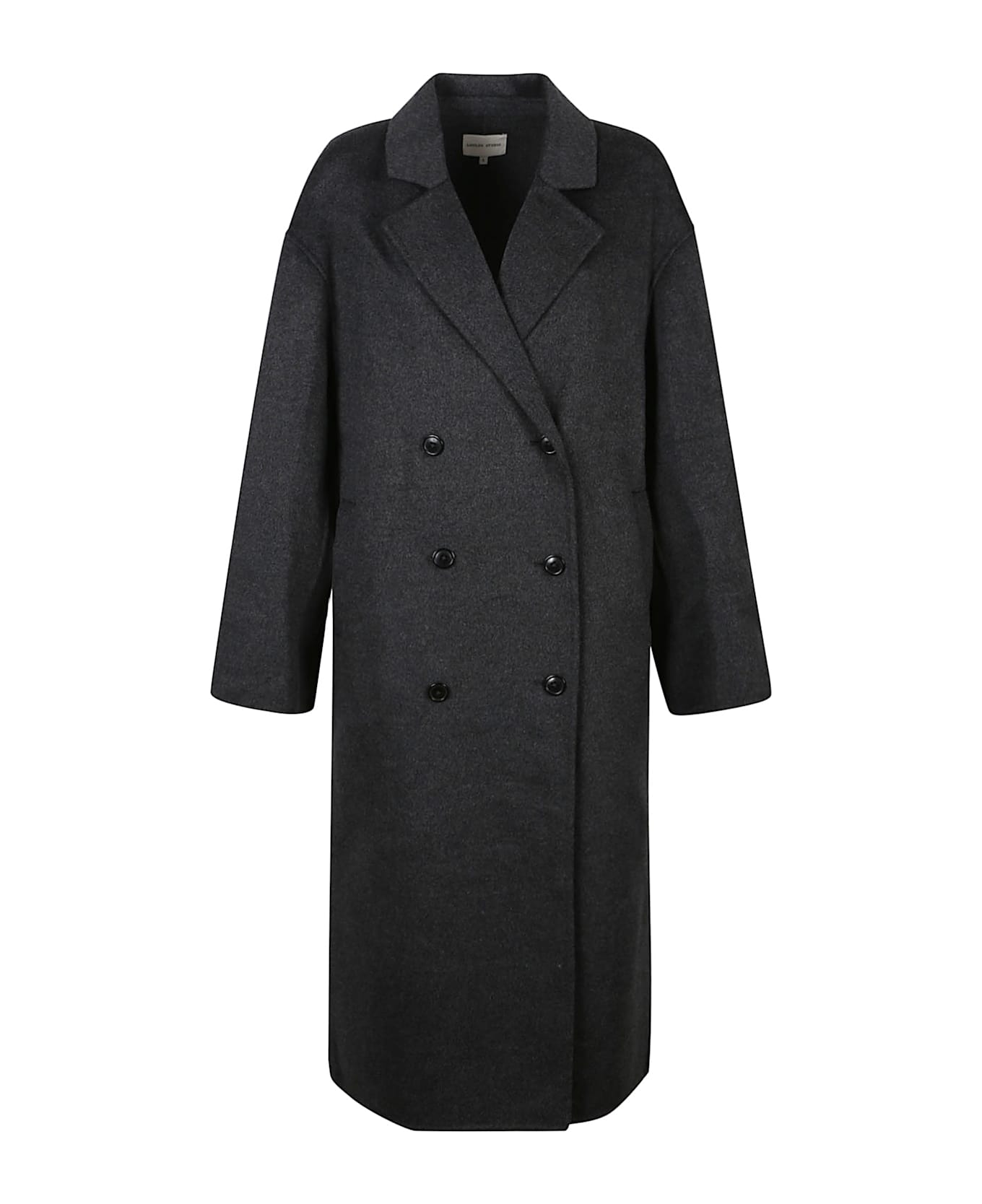 Loulou Studio Borneo Coat - Anthracite