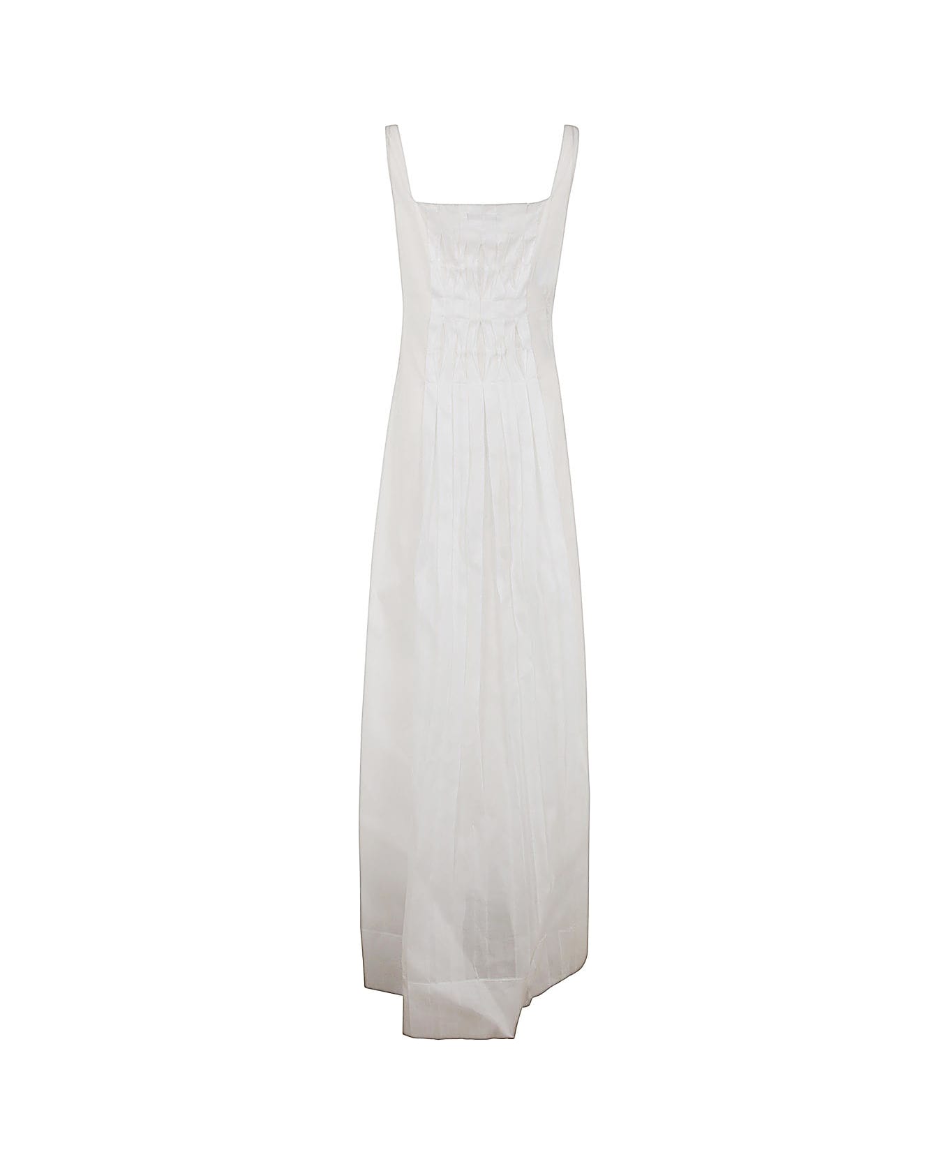 Alberta Ferretti Slip Dress - White ワンピース＆ドレス