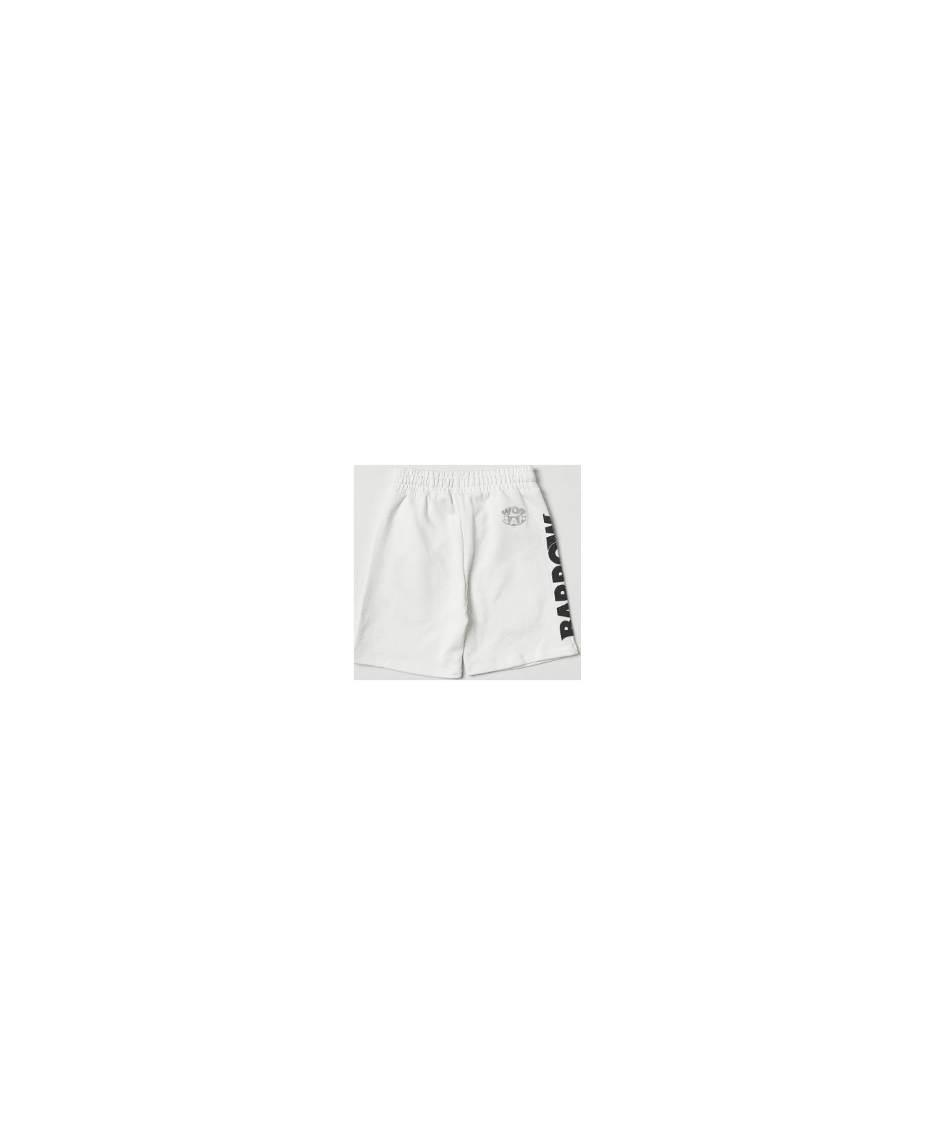 Barrow Pantaloncini Sportivi Con Logo Stampato - Bianco