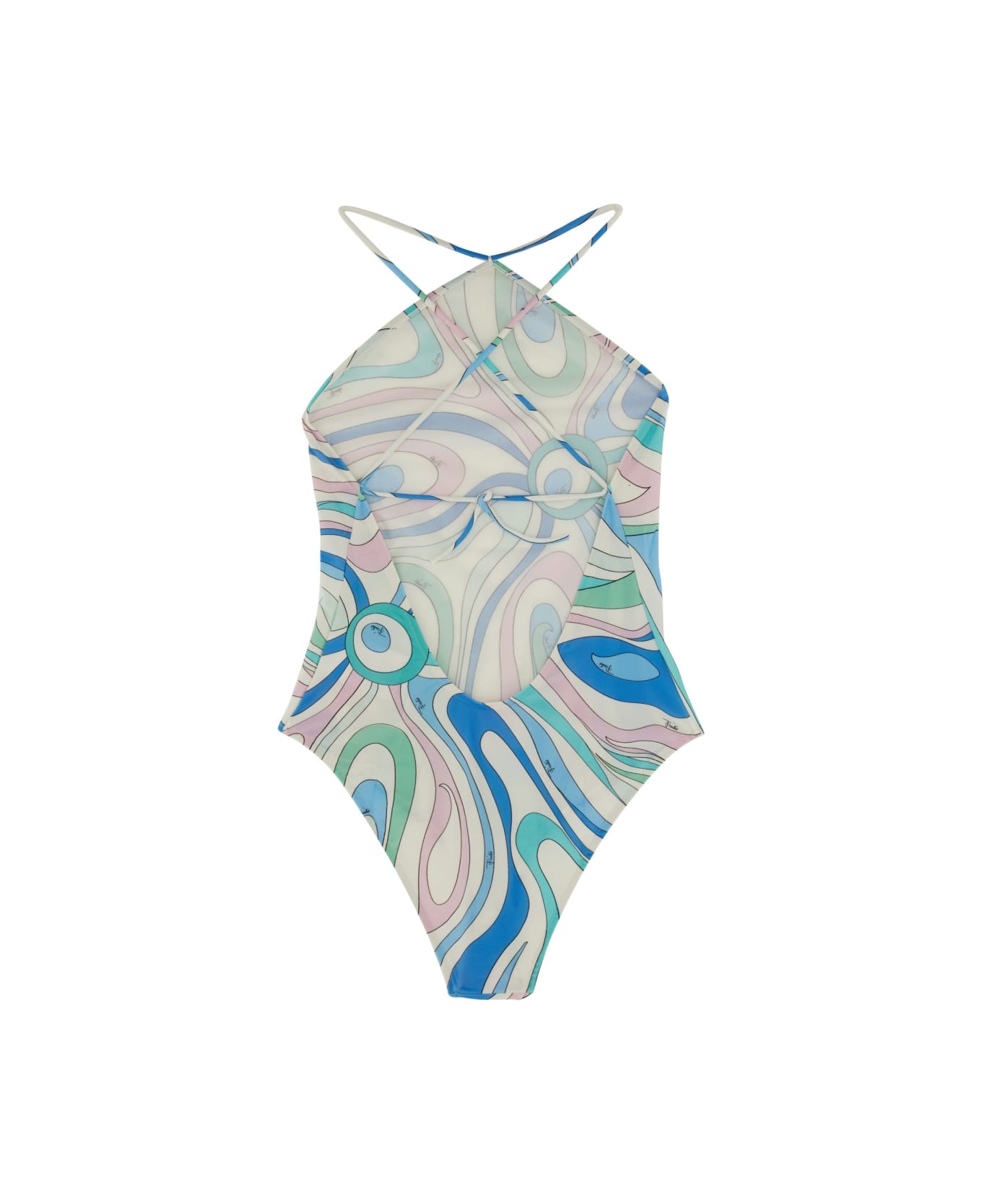 Pucci One-piece Swimsuit - BABY BLUE