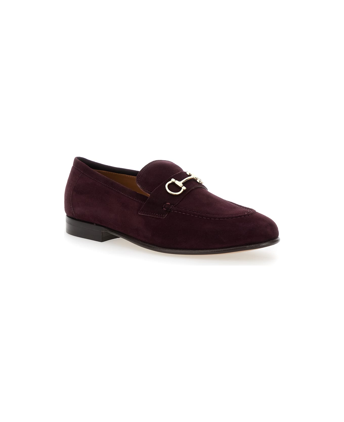 Ferragamo Mocassino Heel 1.0 Low (2 - <5 Cm) - Bordeaux