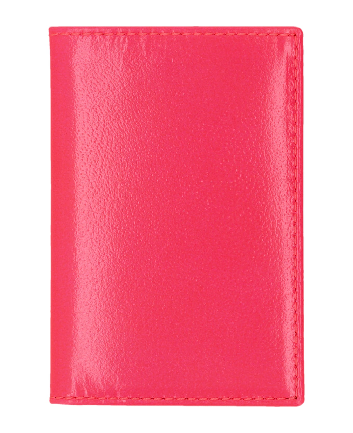 Comme des Garçons Wallet Super Fluo Bifold Cardholder - PINK