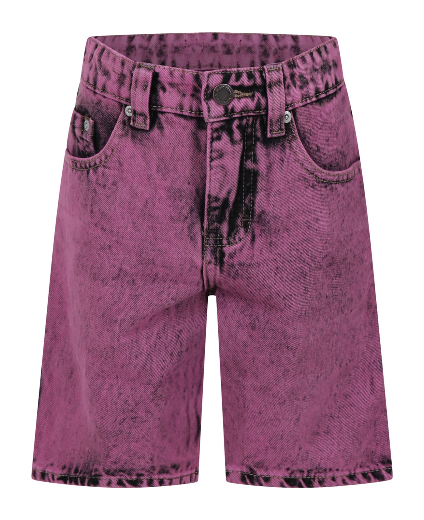 Molo Casual Art Fuchsia Shorts For Kids - Fuchsia