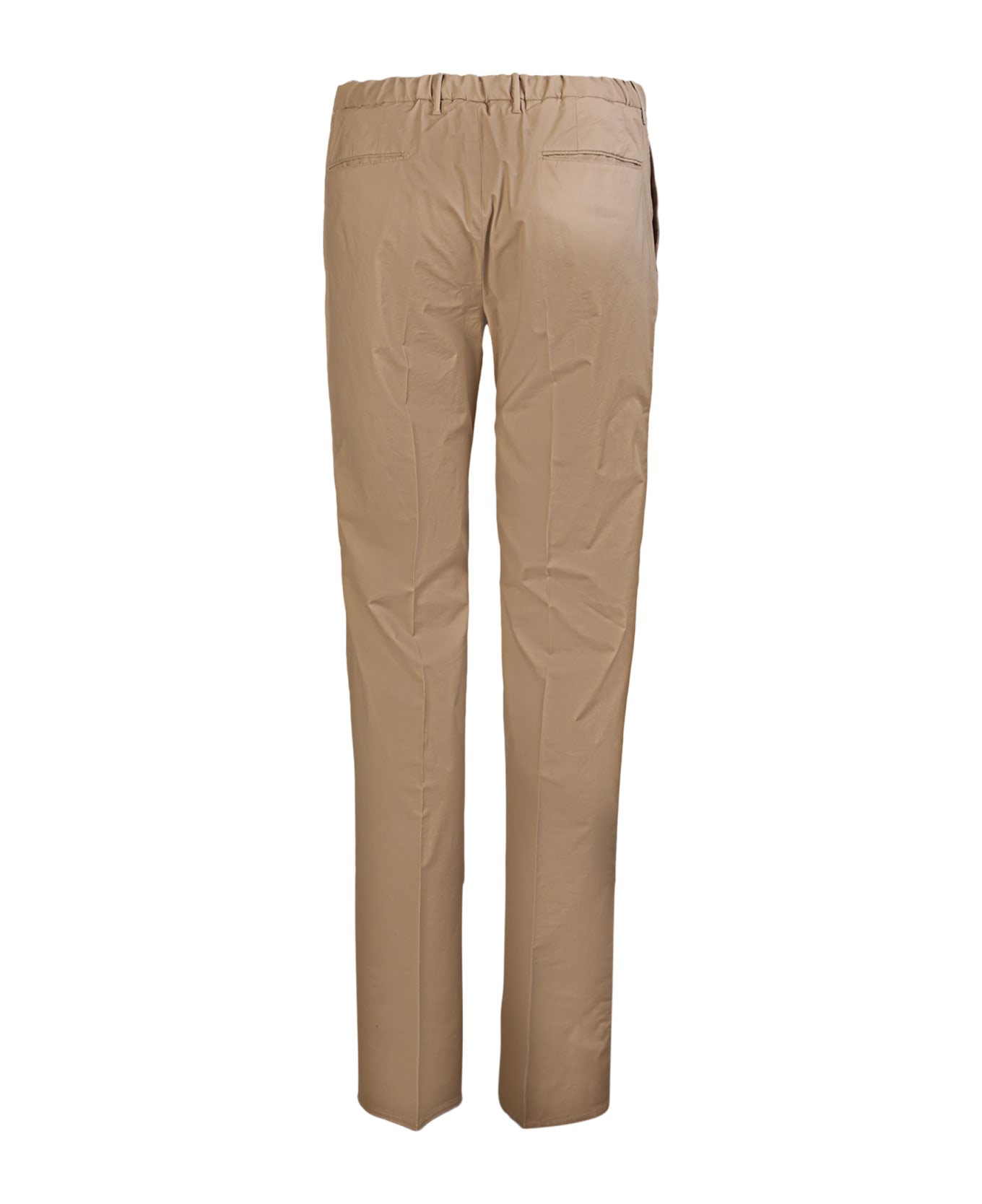 Incotex Elasticated-waistband Beige Trousers - Beige