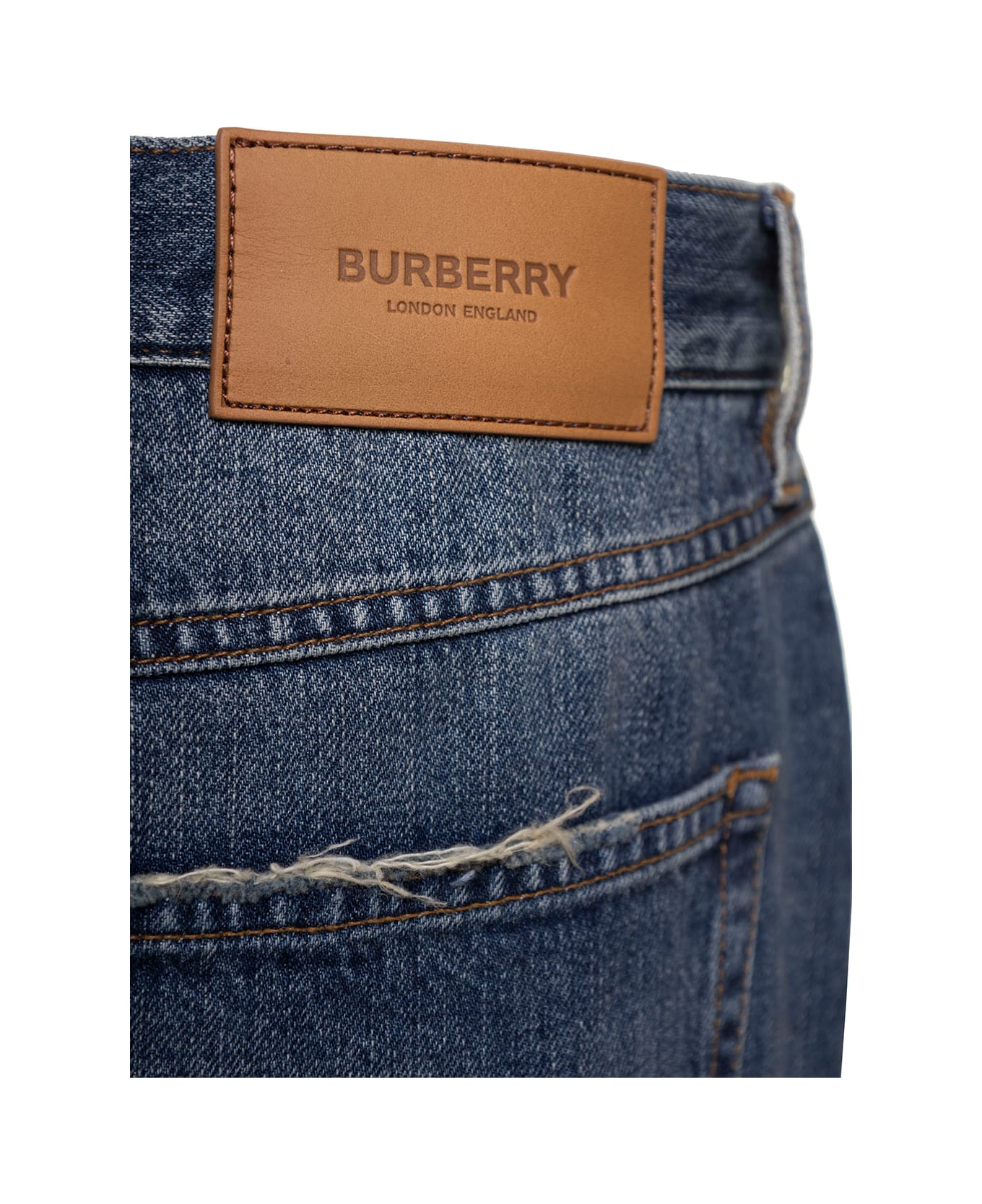 Burberry D V Enim Jeans - BLUE デニム