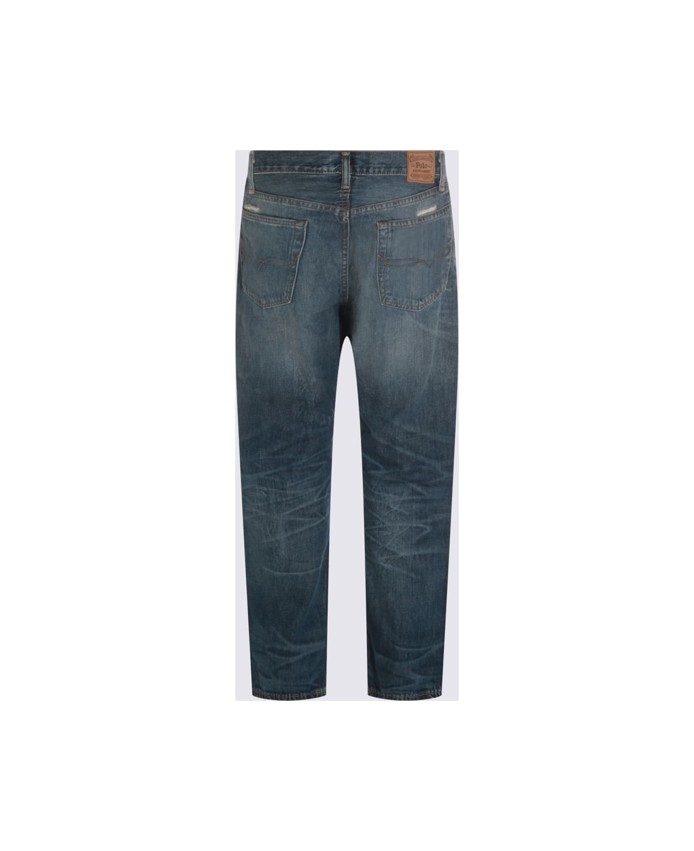 Polo Ralph Lauren Blue Cotton Jeans - LAKEVILLE
