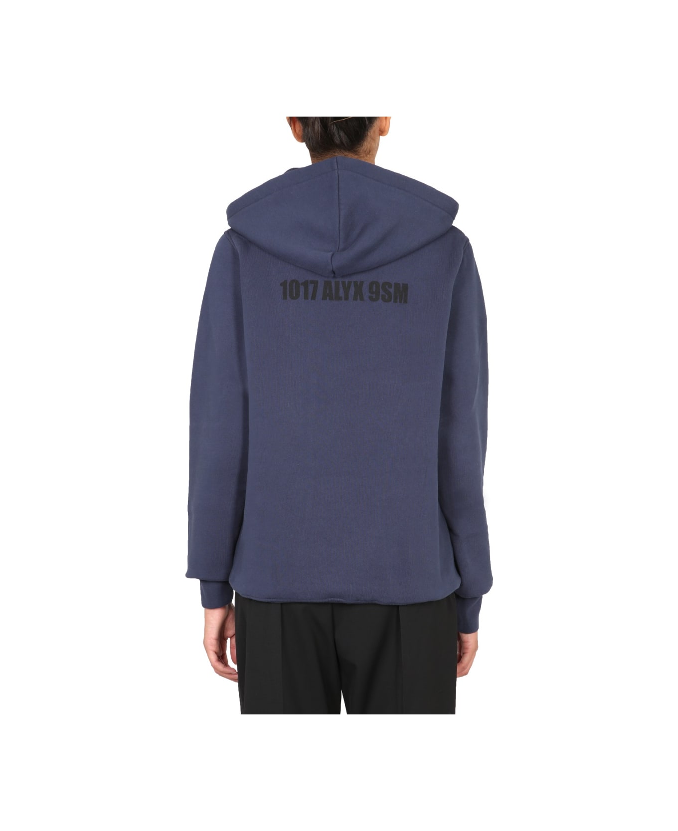 1017 ALYX 9SM Felpa Con Cappuccio - BLUE