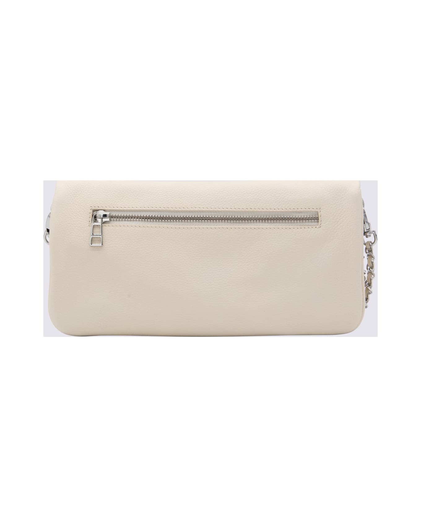 Zadig 
Voltaire White Leather Rock Nano Shoulder Bag - FLASH