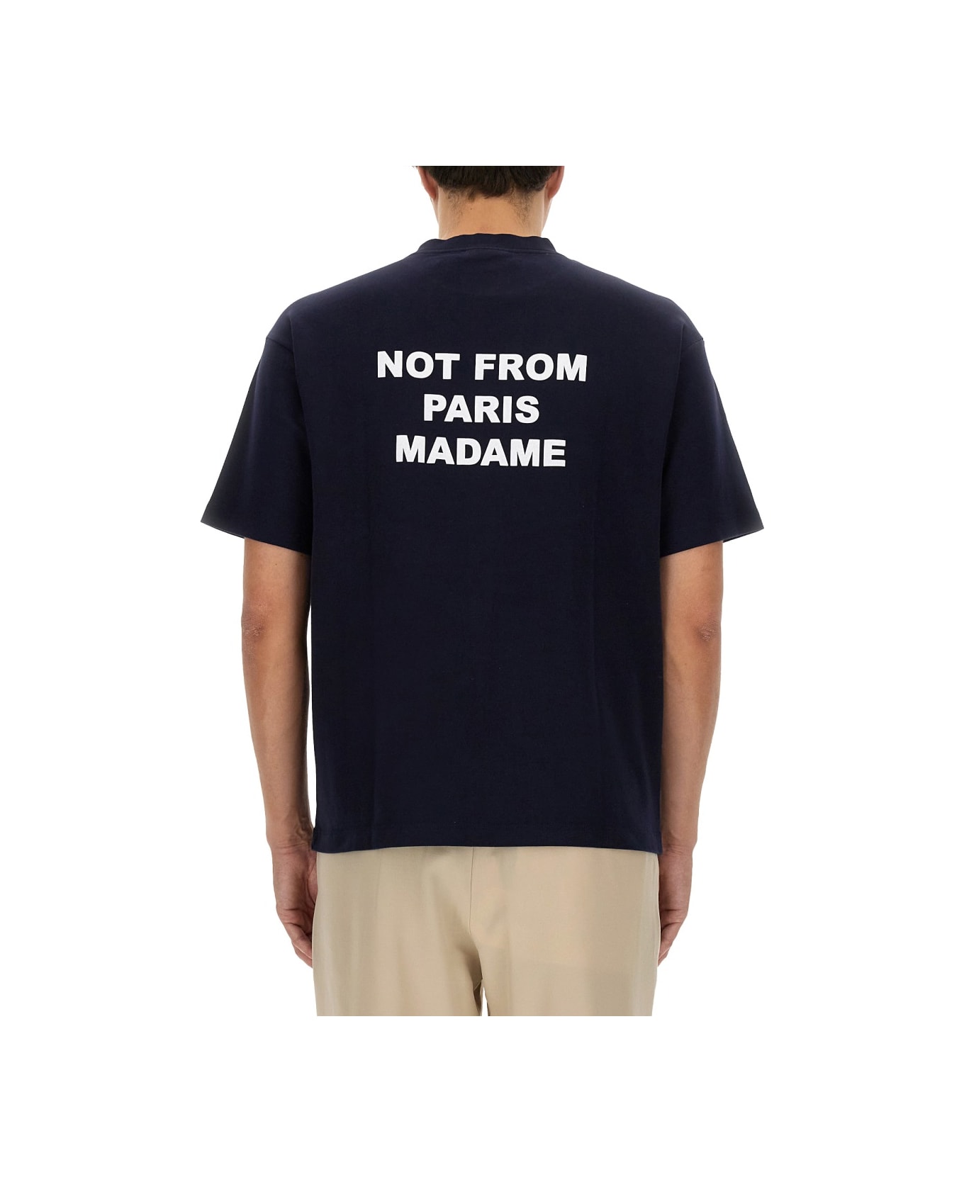 Drôle de Monsieur Cotton T-shirt - BLUE