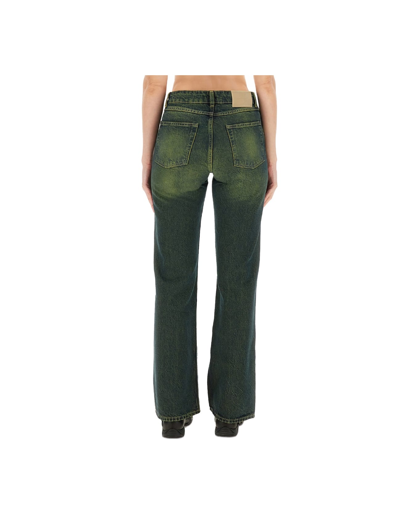 Our Legacy "boot Cut Malibu" Jeans - GREEN