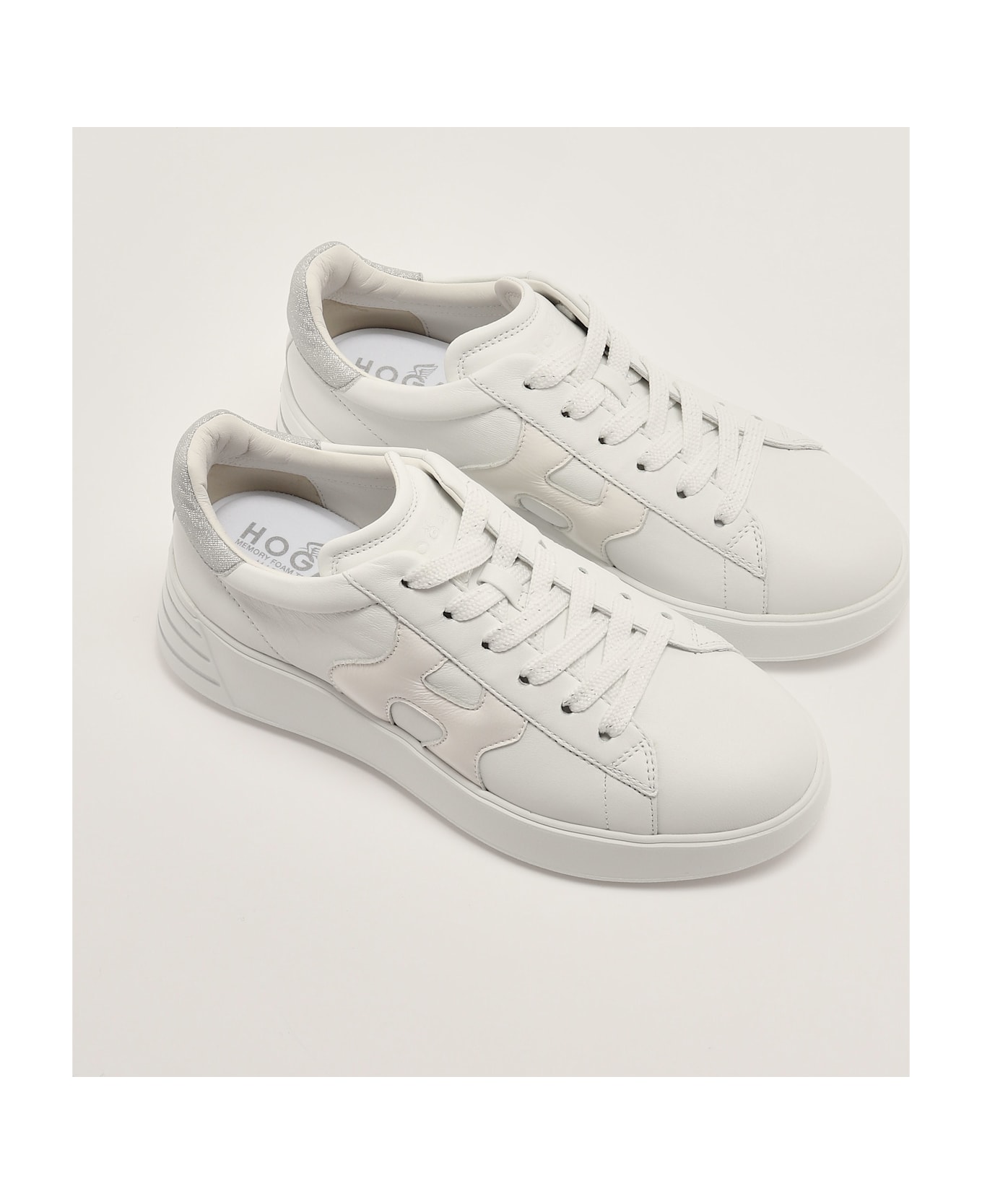 Hogan Rebel H564 Sneaker - BIANCO-ARGENTO