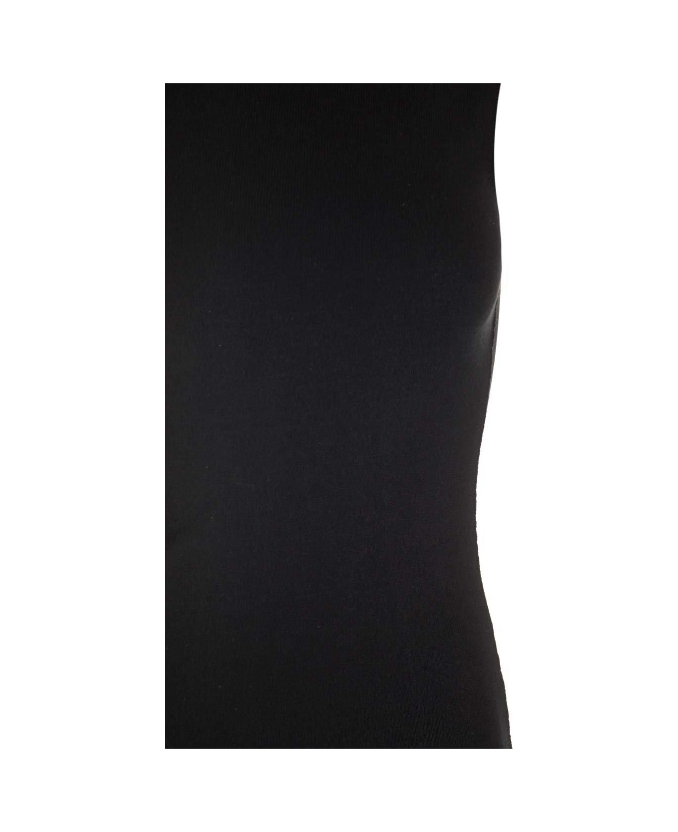 Rick Owens Asymmetric Midi Dress - Black