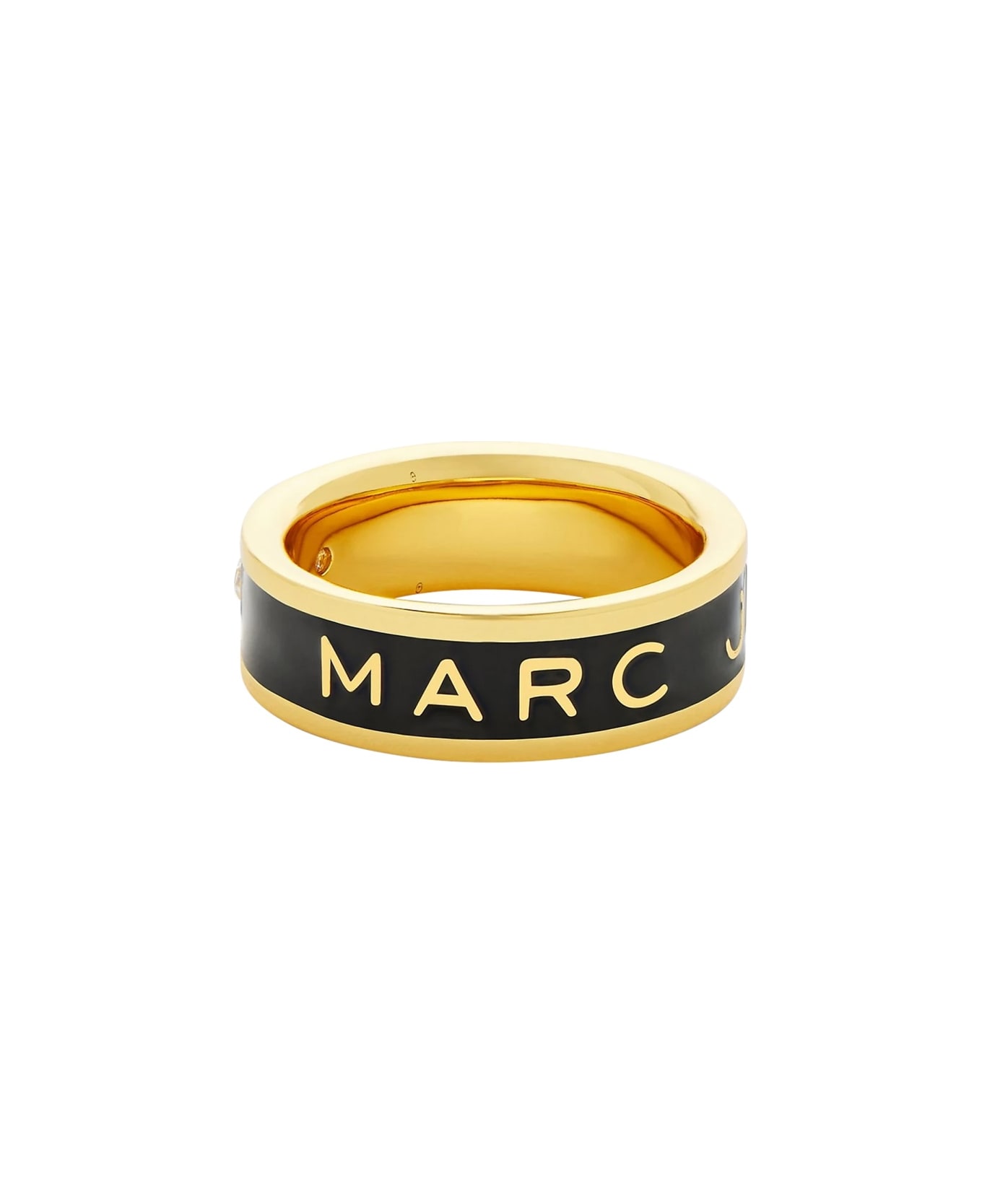 Marc Jacobs Enameled Ring - BLACK