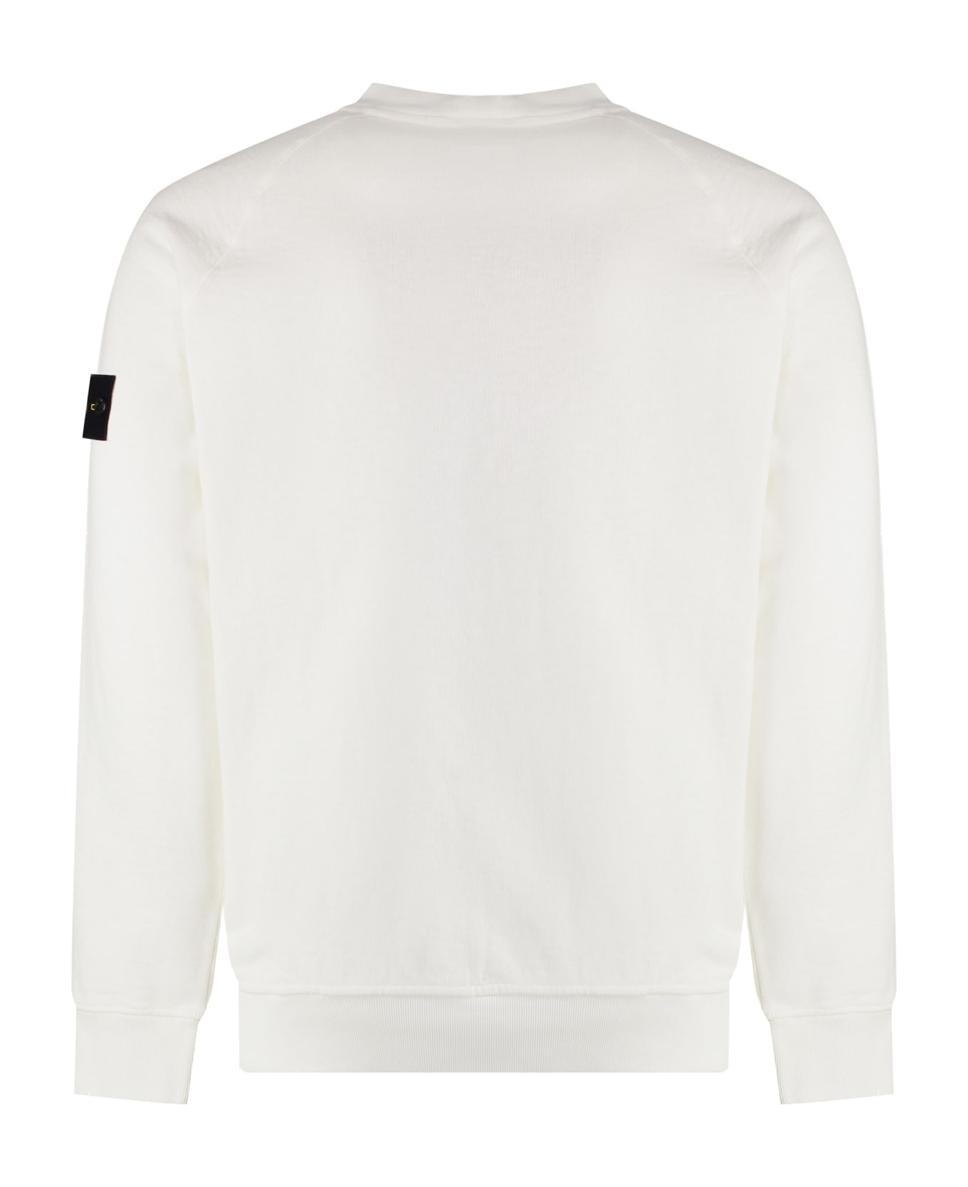 Stone Island Cotton Crew-neck Sweatshirt - Bianco