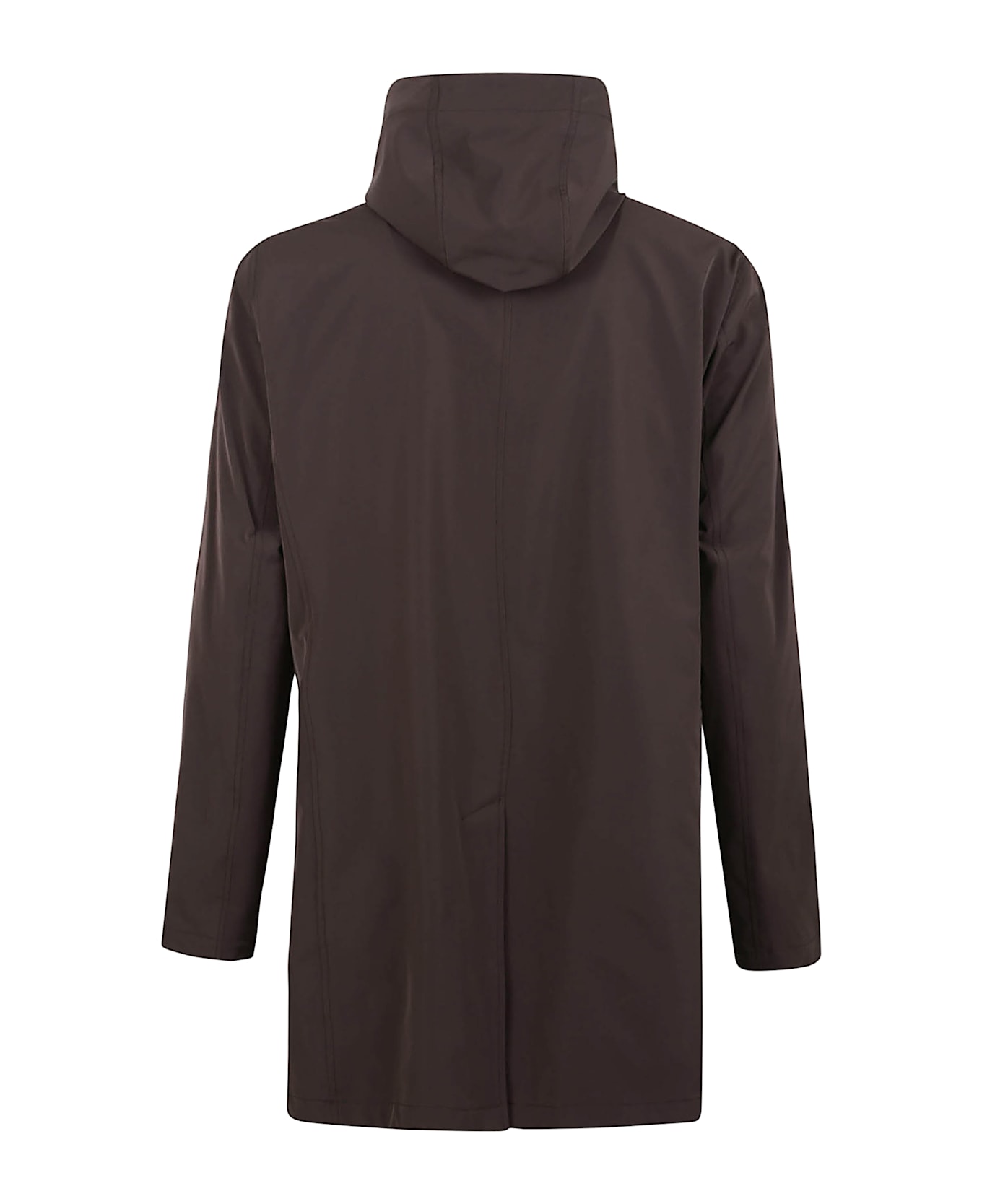 Herno Monopetto Con Pettorina City Life - Marrone Scuro