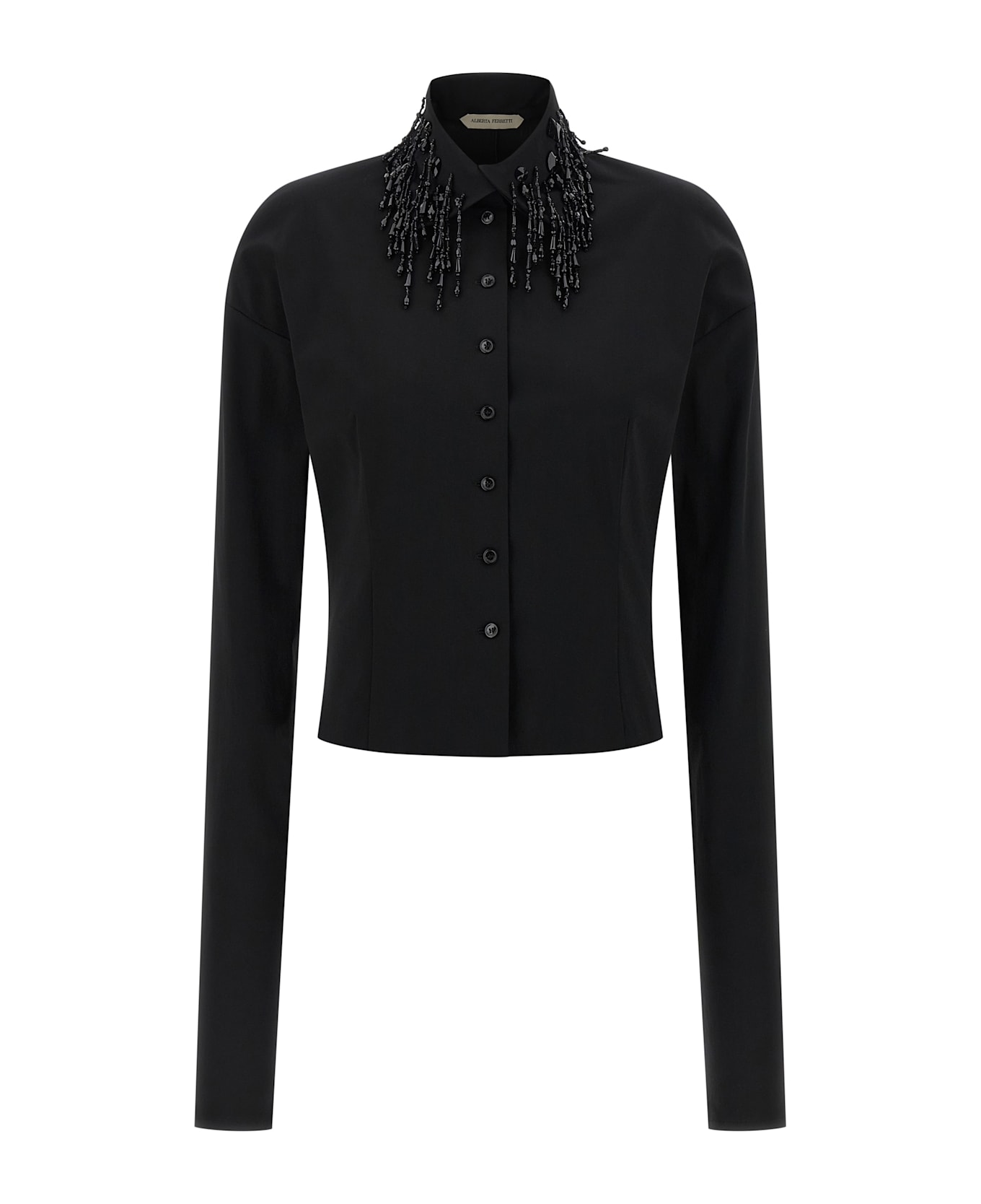 Alberta Ferretti Beads Shirt - Black  