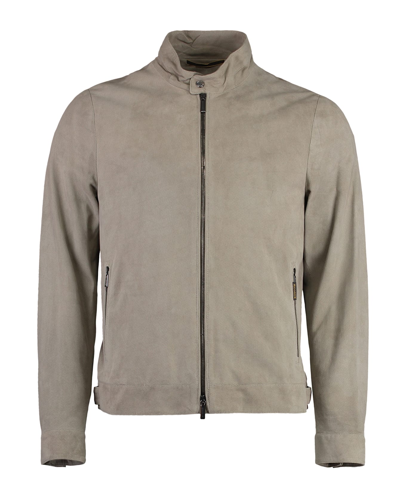 Moorer Vangi Leather Jacket - Beige
