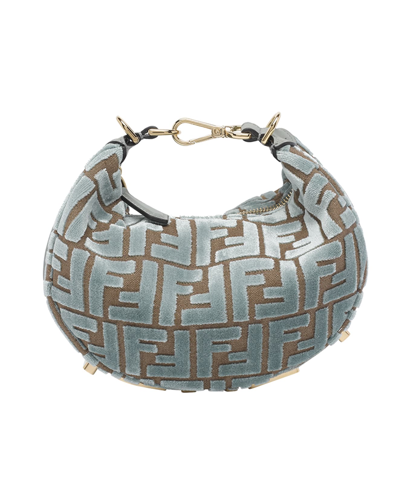 Fendi Mini Fendigraphy Hobo Bag - Blue