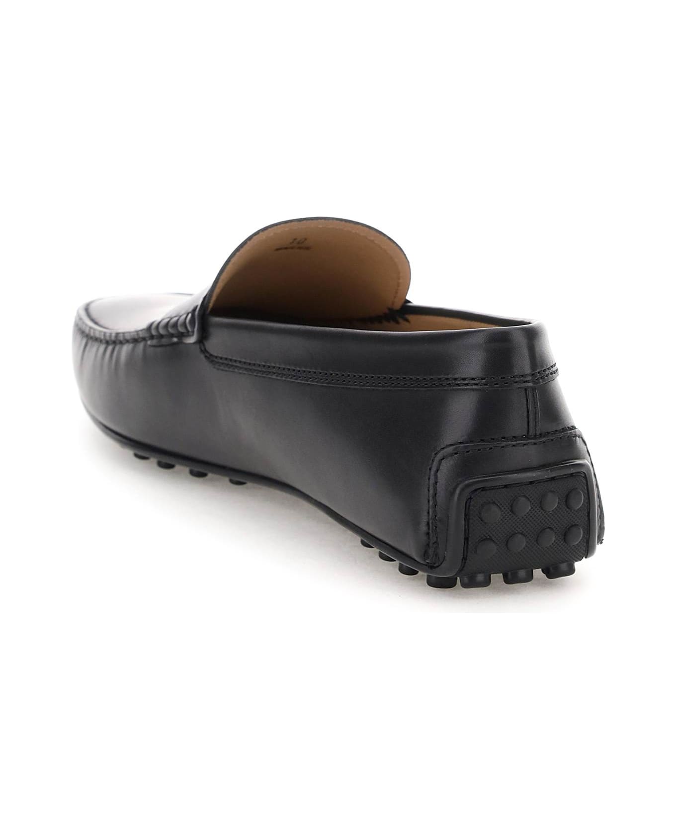 Tod's Leather Gommino Driver Loafers - Black