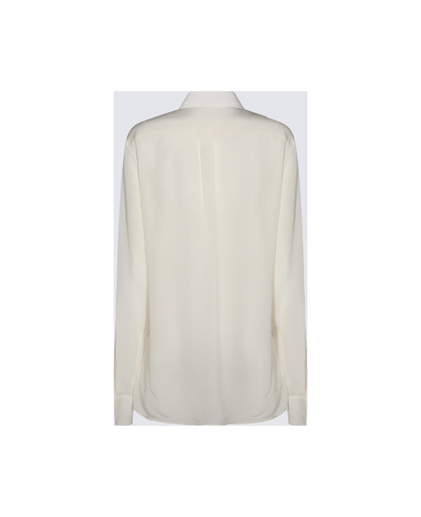 Dolce & Gabbana White Silk Shirt - BIANCONATURALE