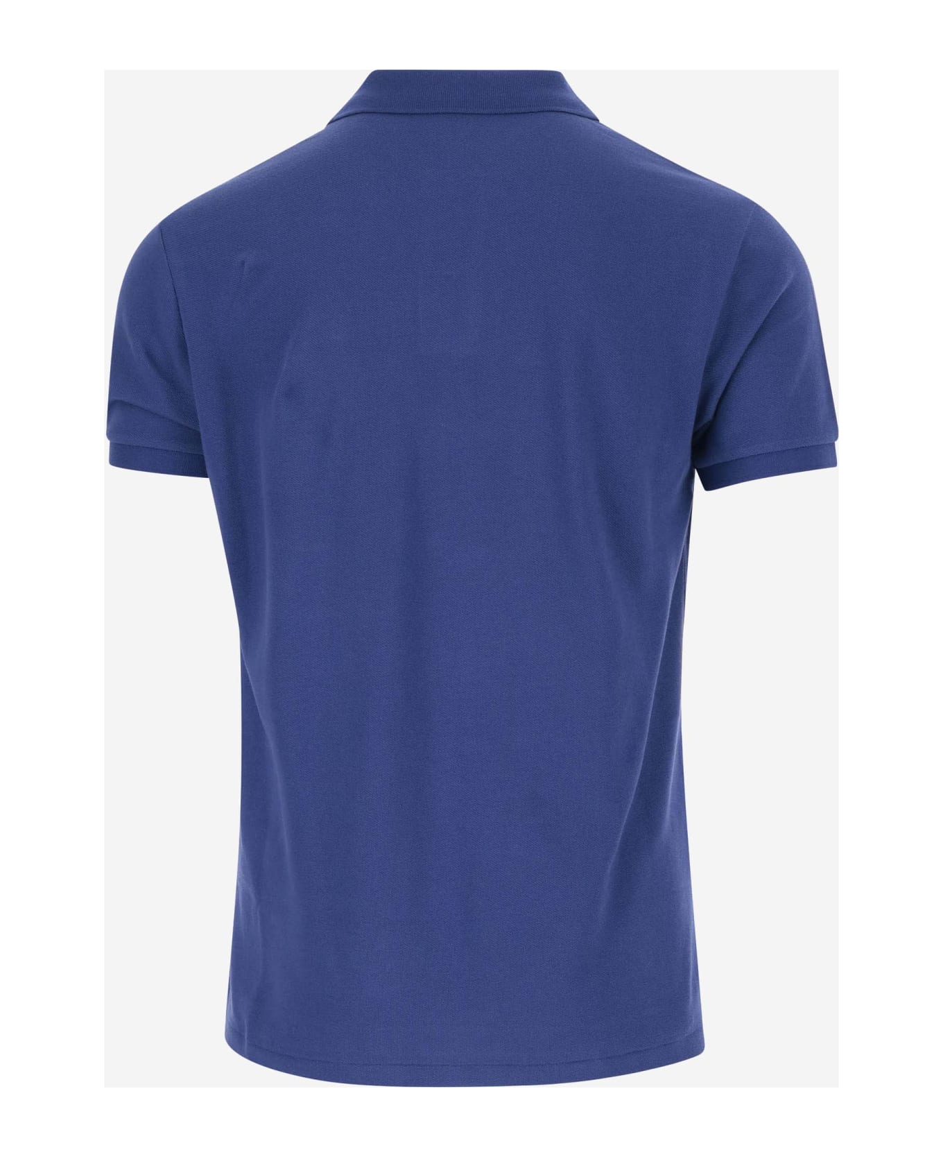 Polo Ralph Lauren Cotton Polo Shirt With Logo - Blue