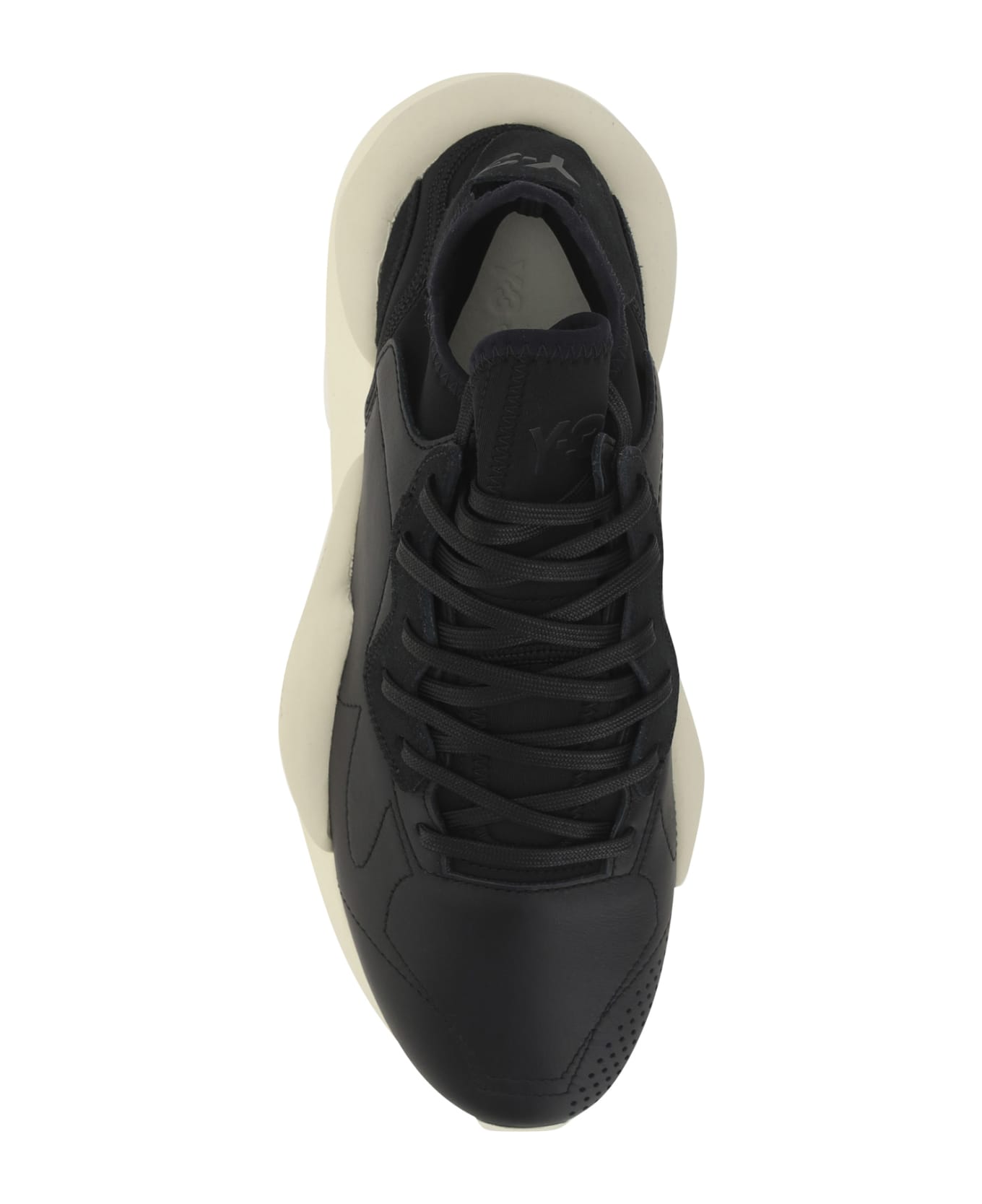 Y-3 Kaiwa Sneakers - Black/owhite/cbro