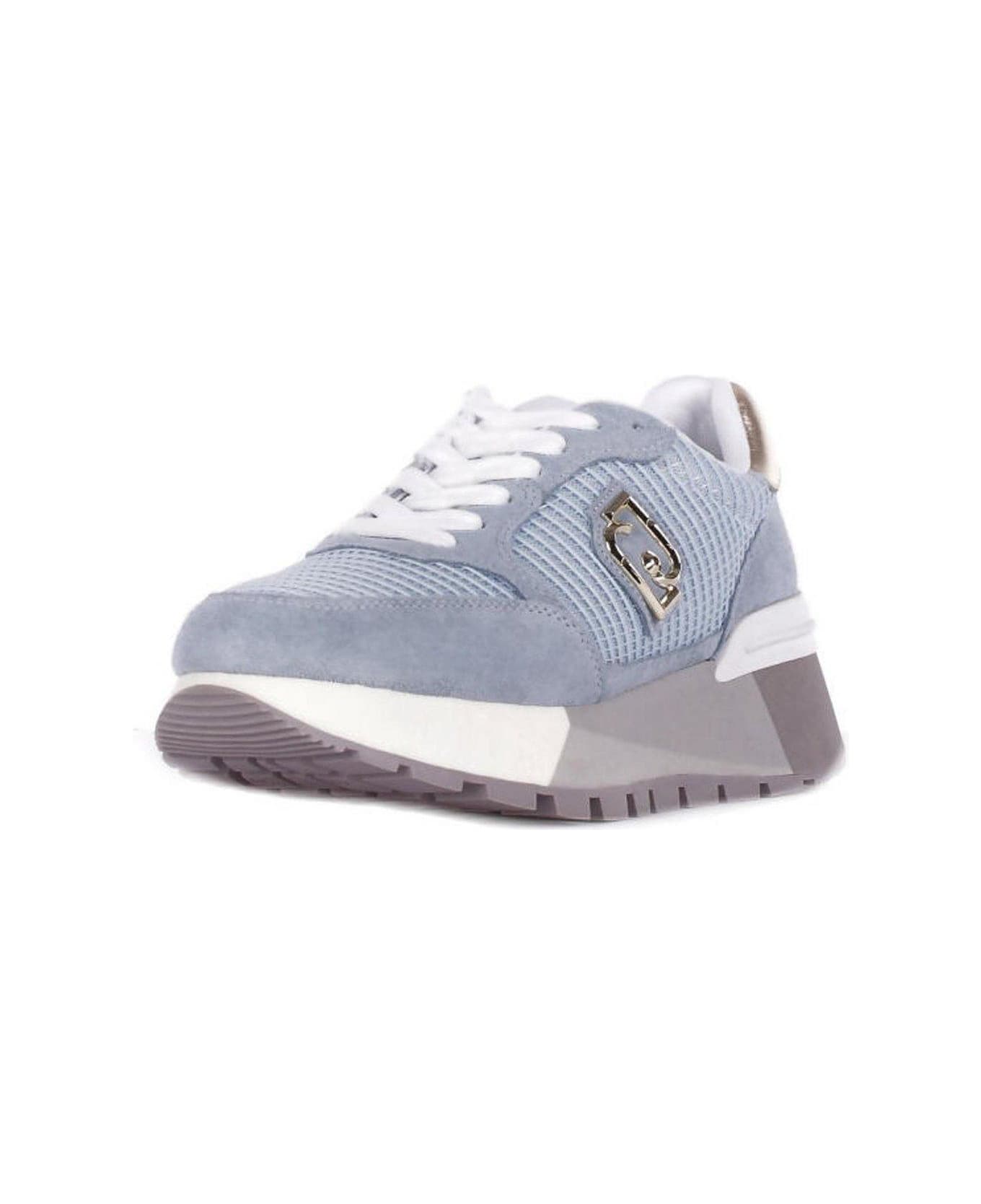 Liu-Jo Mesh Platform Sneakers - Portofino Light Gold