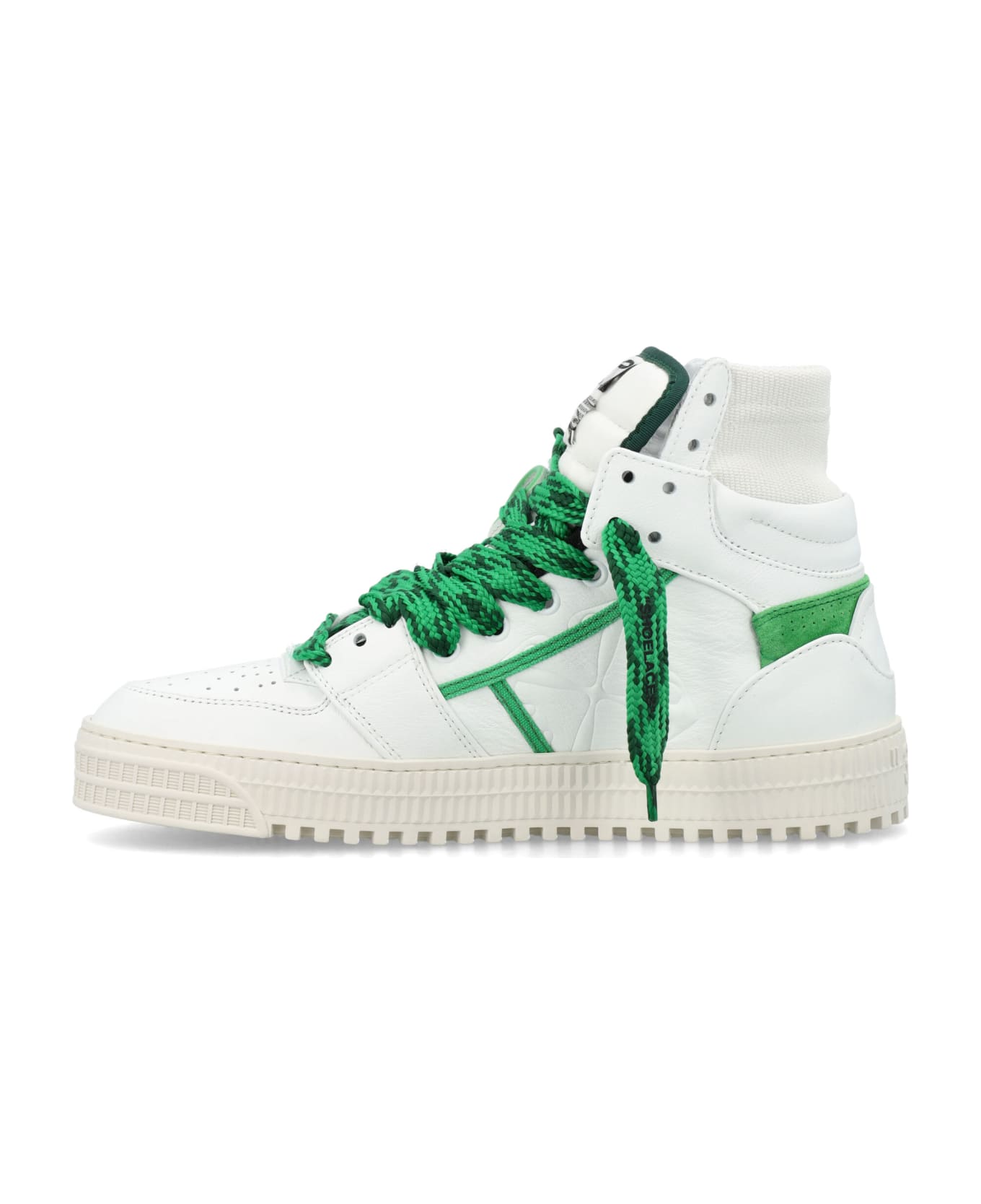 Off-White 3.0 Off Court High Top Sneakers - WHITE GREEN