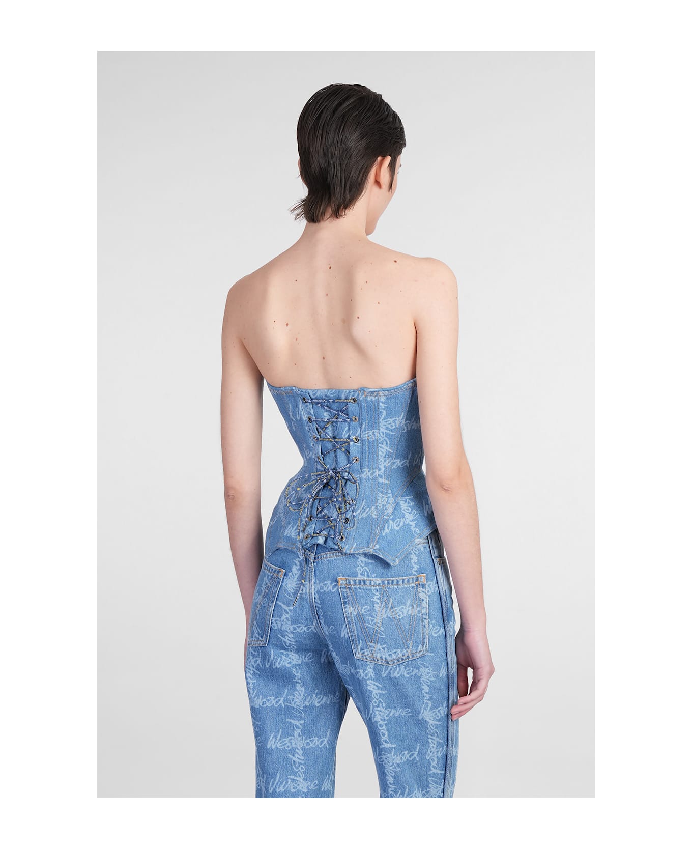 Vivienne Westwood Topwear In Blue Cotton - blue