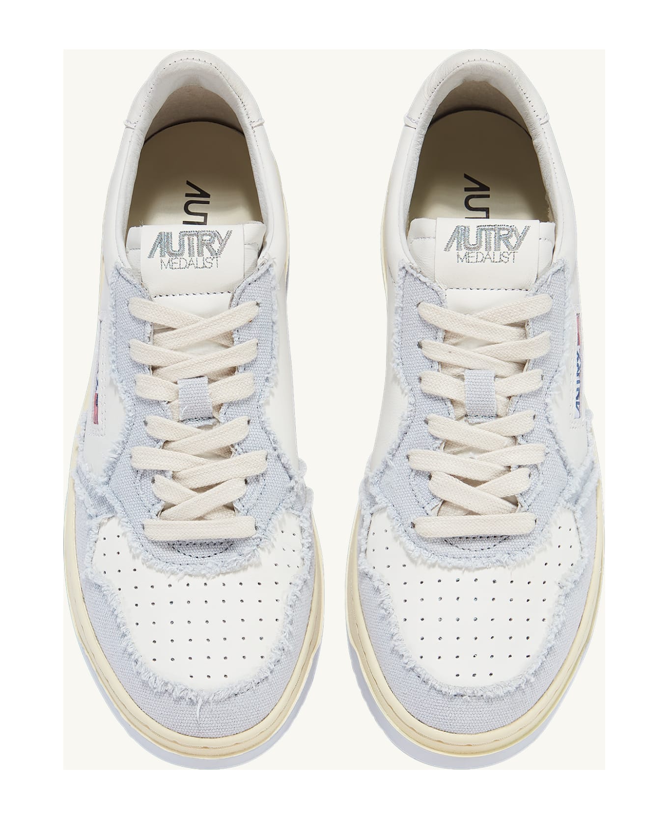 Autry Medalist Low Canvas - Bi Quite Grey