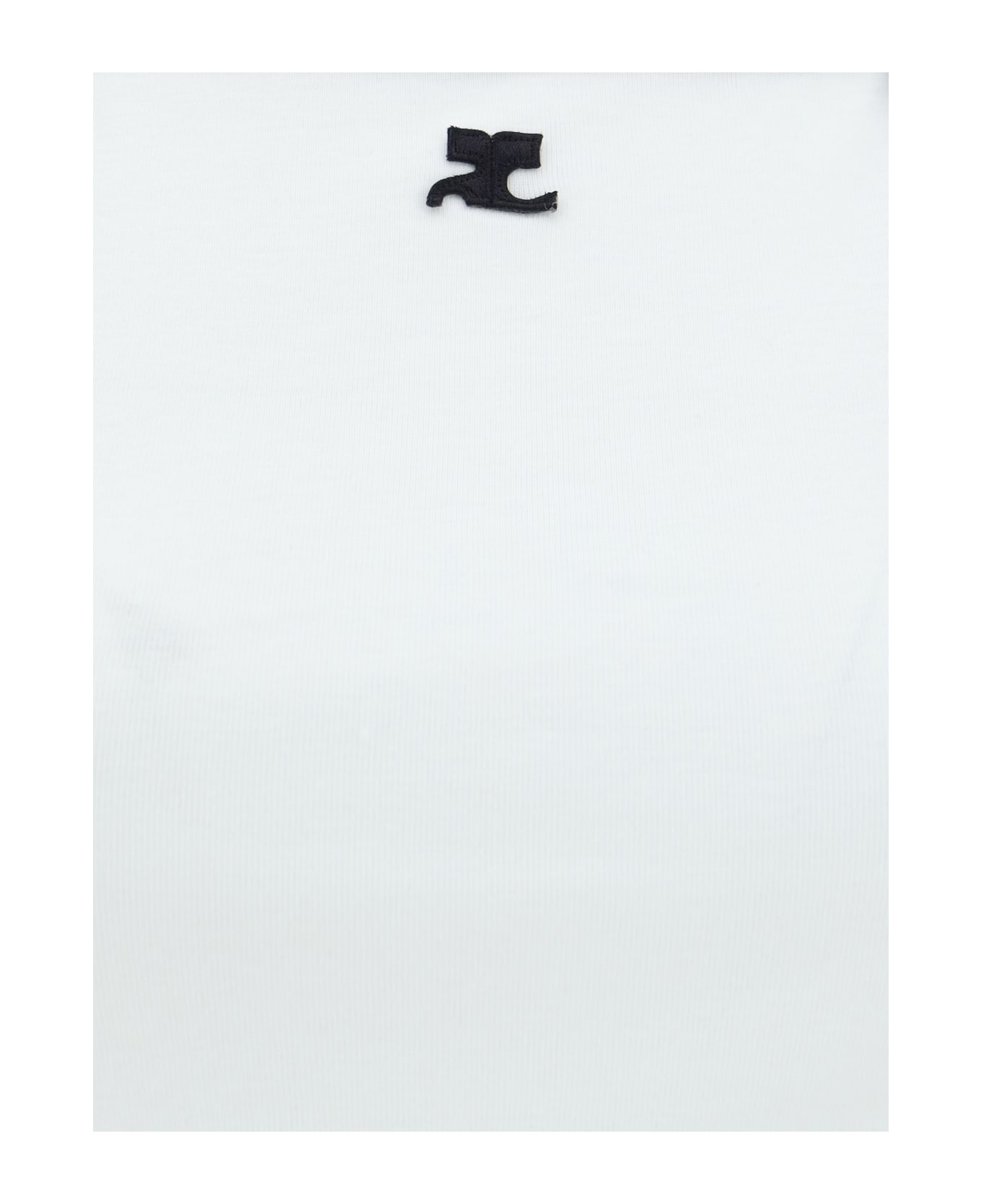 Courrèges Mini Dress - 0098 HERITAGE WHITE/BLACK 
