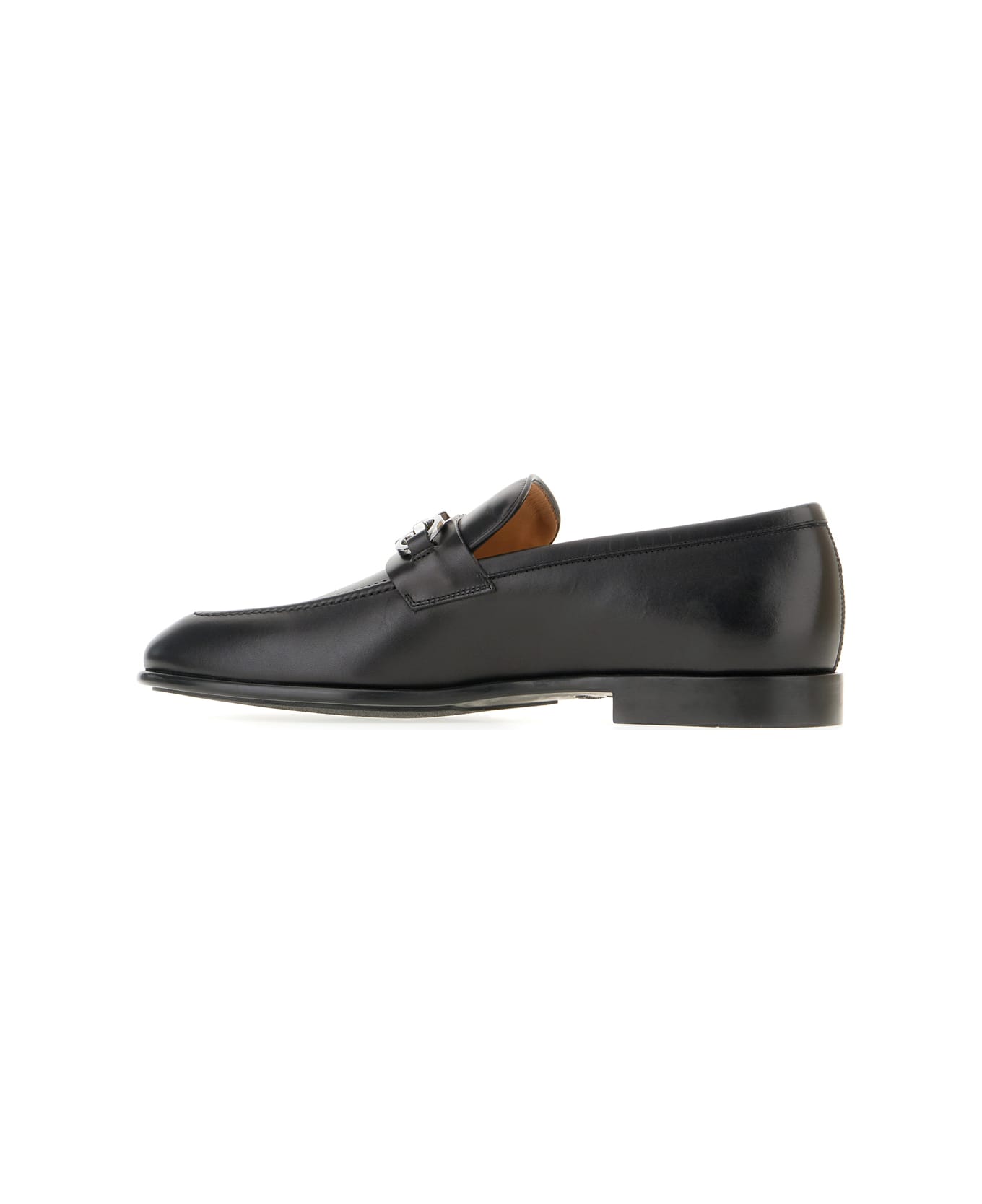 Ferragamo Black Leather Foster Loafers - NERO NEW BISCOTTO
