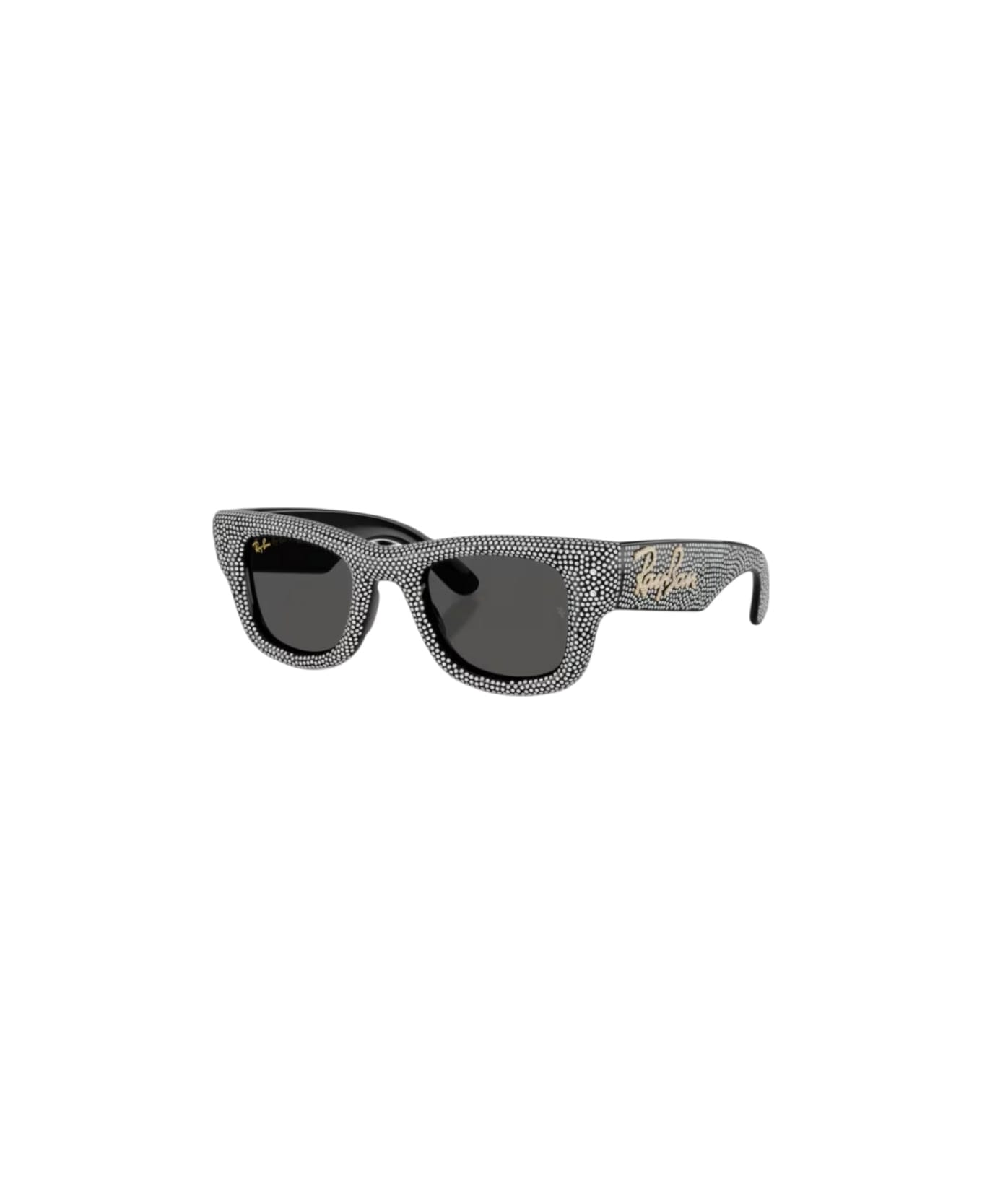 Ray-Ban Ray Ban Wayfarer Puffer Rb4940bp - Black / Gray Sunglasses