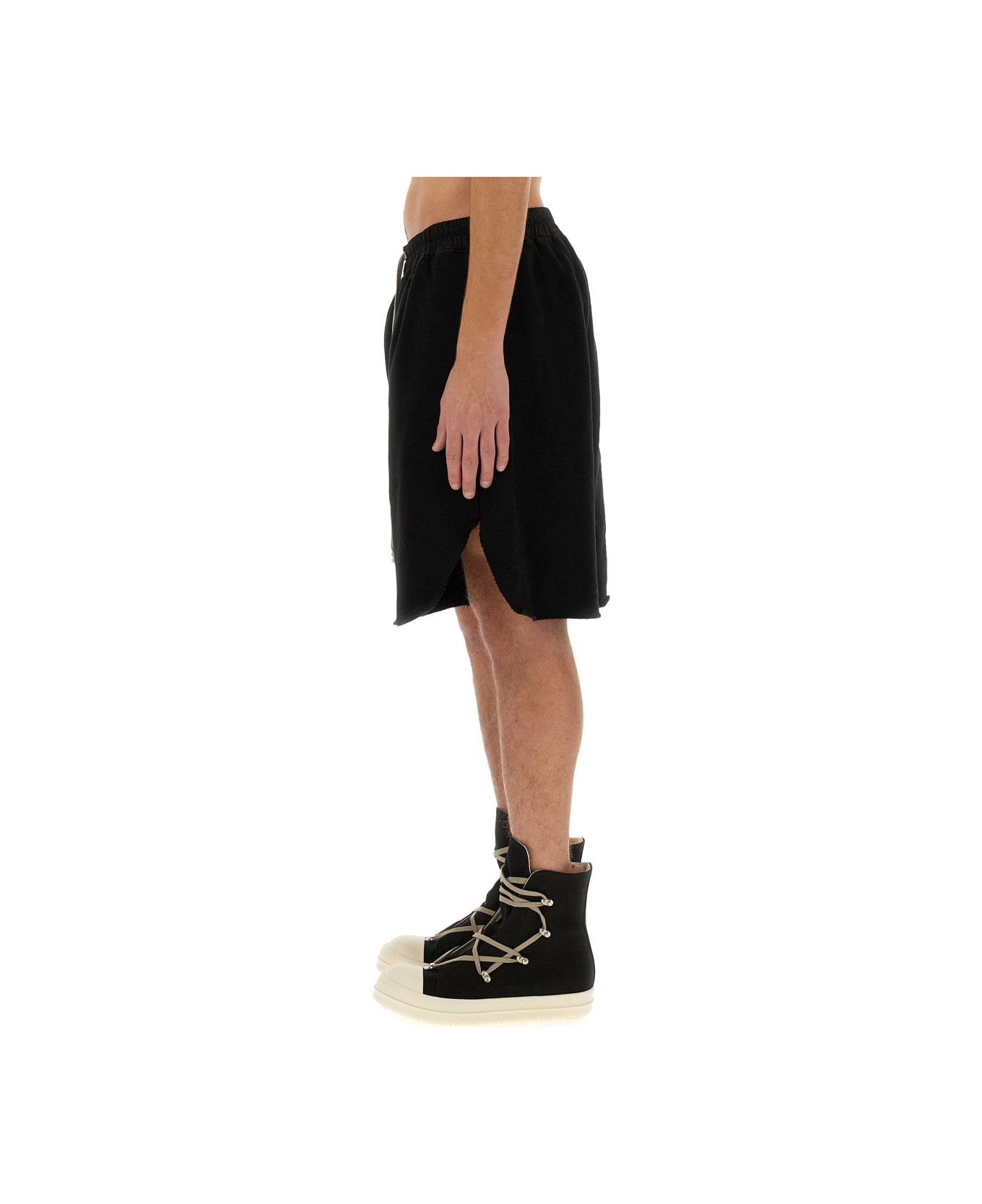 DRKSHDW Cotton Bermuda Shorts - BLACK