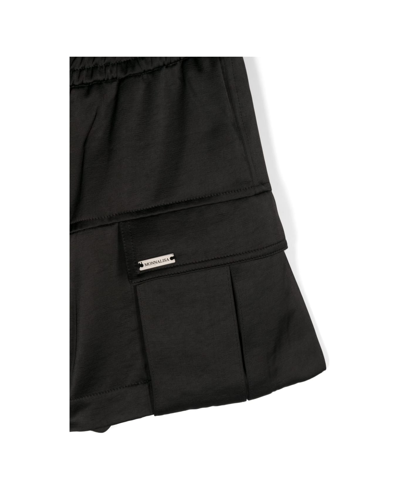 Monnalisa Black Shorts Girl - Black